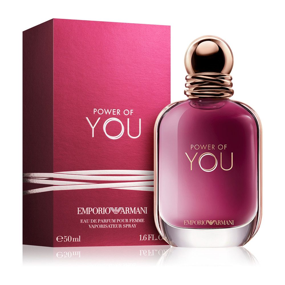Giorgio Armani Eau de Parfum Emporio Armani Power of You Eau de Parfum 50 ml, 1-tlg., Fruchtig-cremiger Duft mit Vanille und Maracuja
