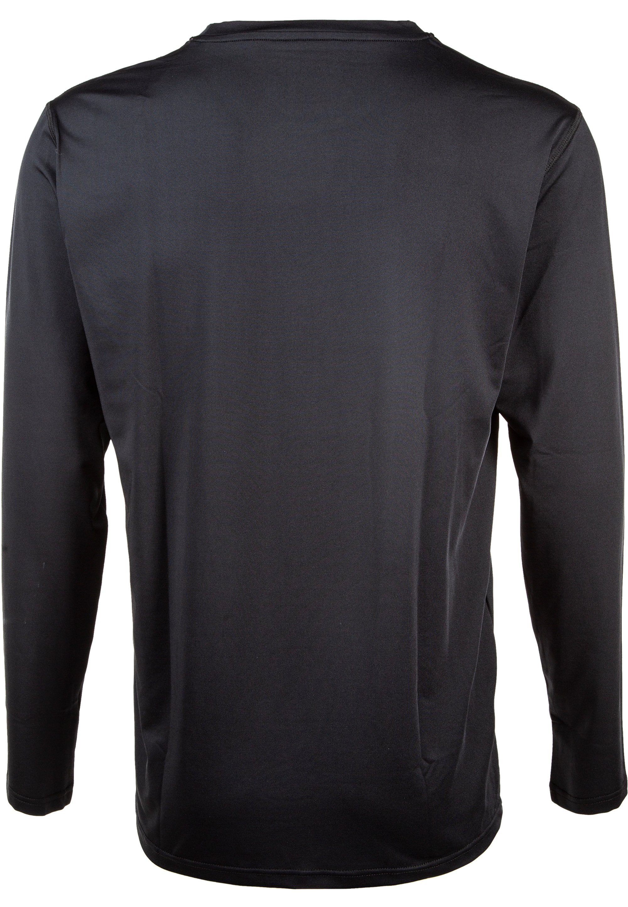 KULON Langarmshirt (1-tlg) innovativer Performance mit ENDURANCE QUICK schwarz Technologie DRY