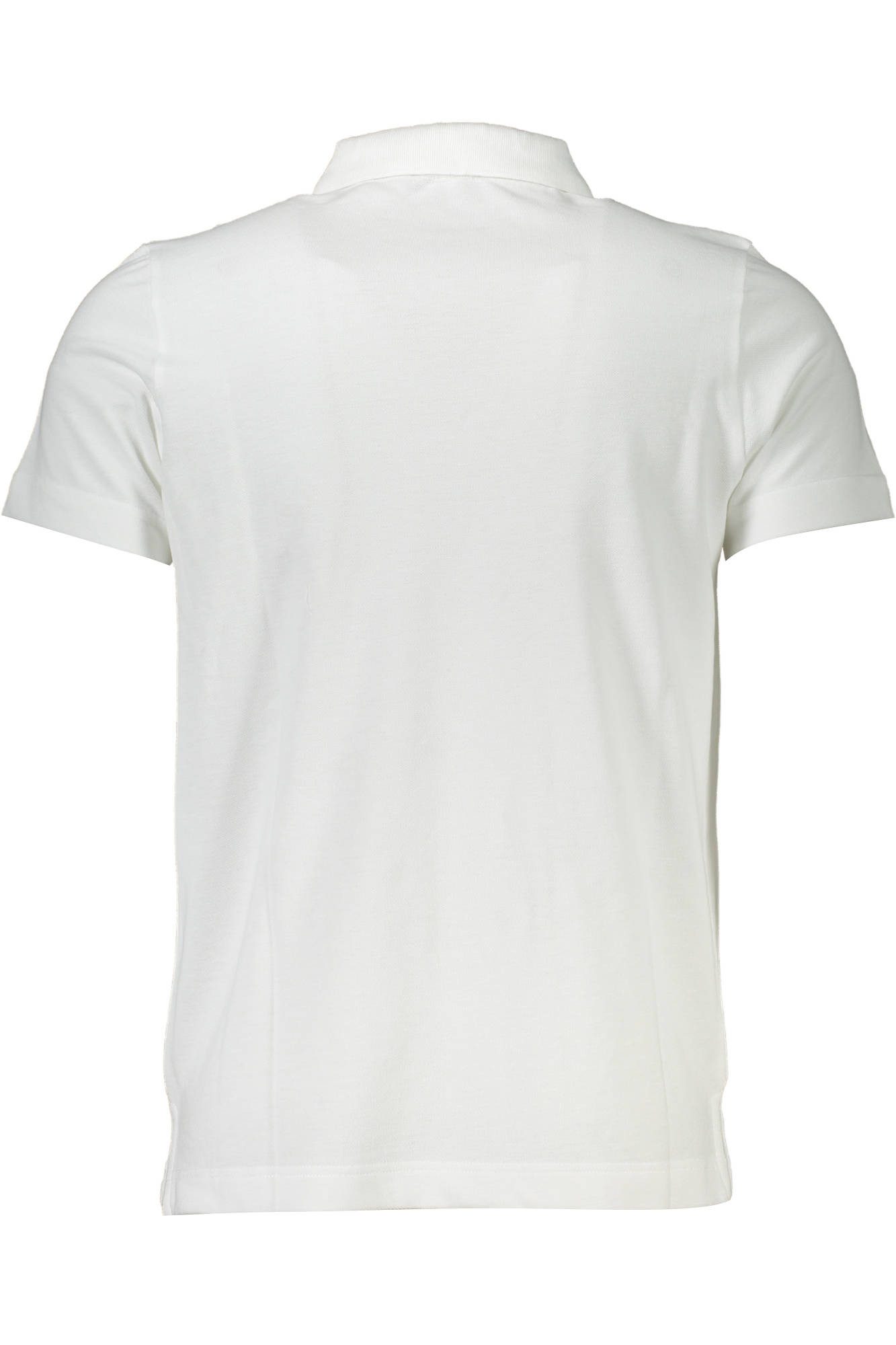Cavalli Class Poloshirt Weißes Herren-Poloshirt mit Stickerei - Kurzarm