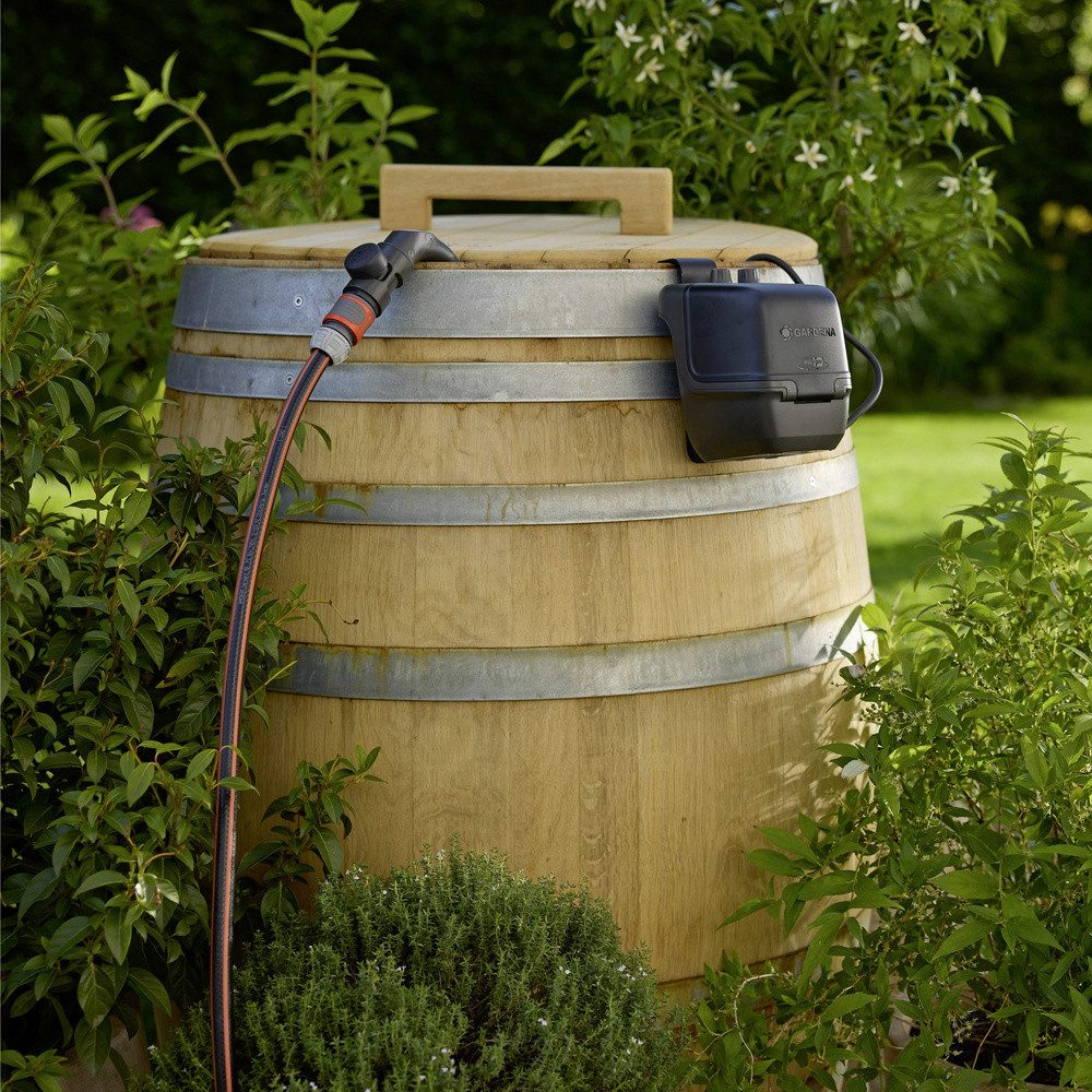 GARDENA Garden Pump GARDENA Cordless Rain Barrel Pump 2400 ComfortAutomatic 18V P4A Ready-To-Use