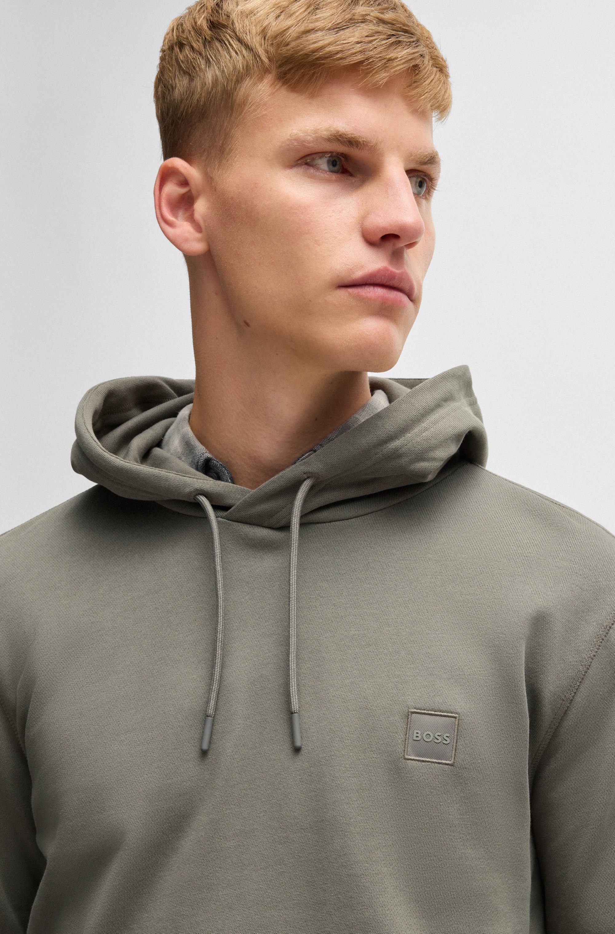 BOSS ORANGE Kapuzensweatshirt Wetalk mit gesticktem BOSS Markenlabel – Bild 4 von 5
