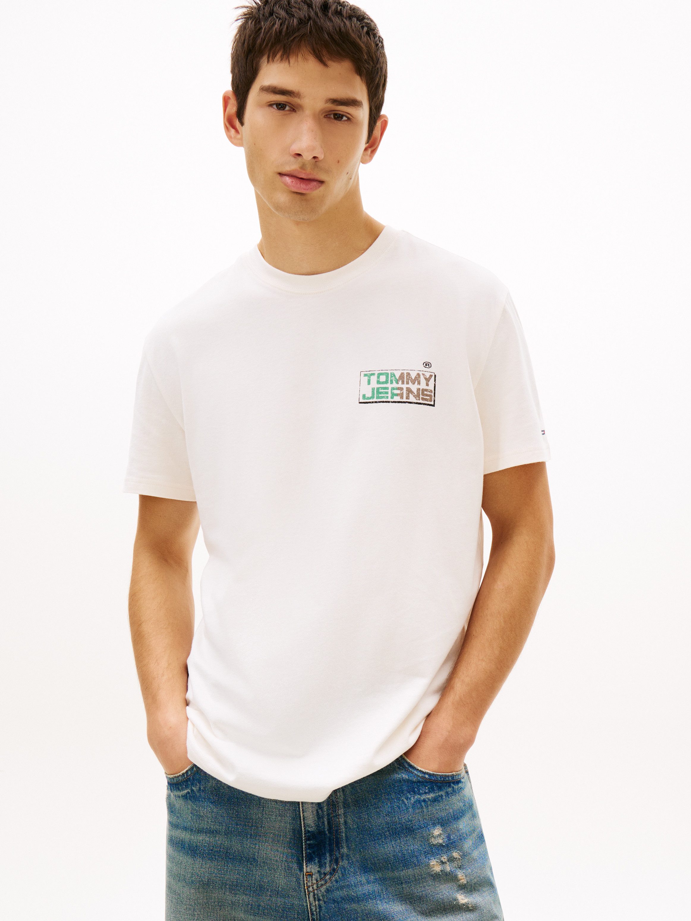 Tommy Jeans T-Shirt TJM REGULAR GYM BLOCK mit Rundhalsausschnitt günstig online kaufen