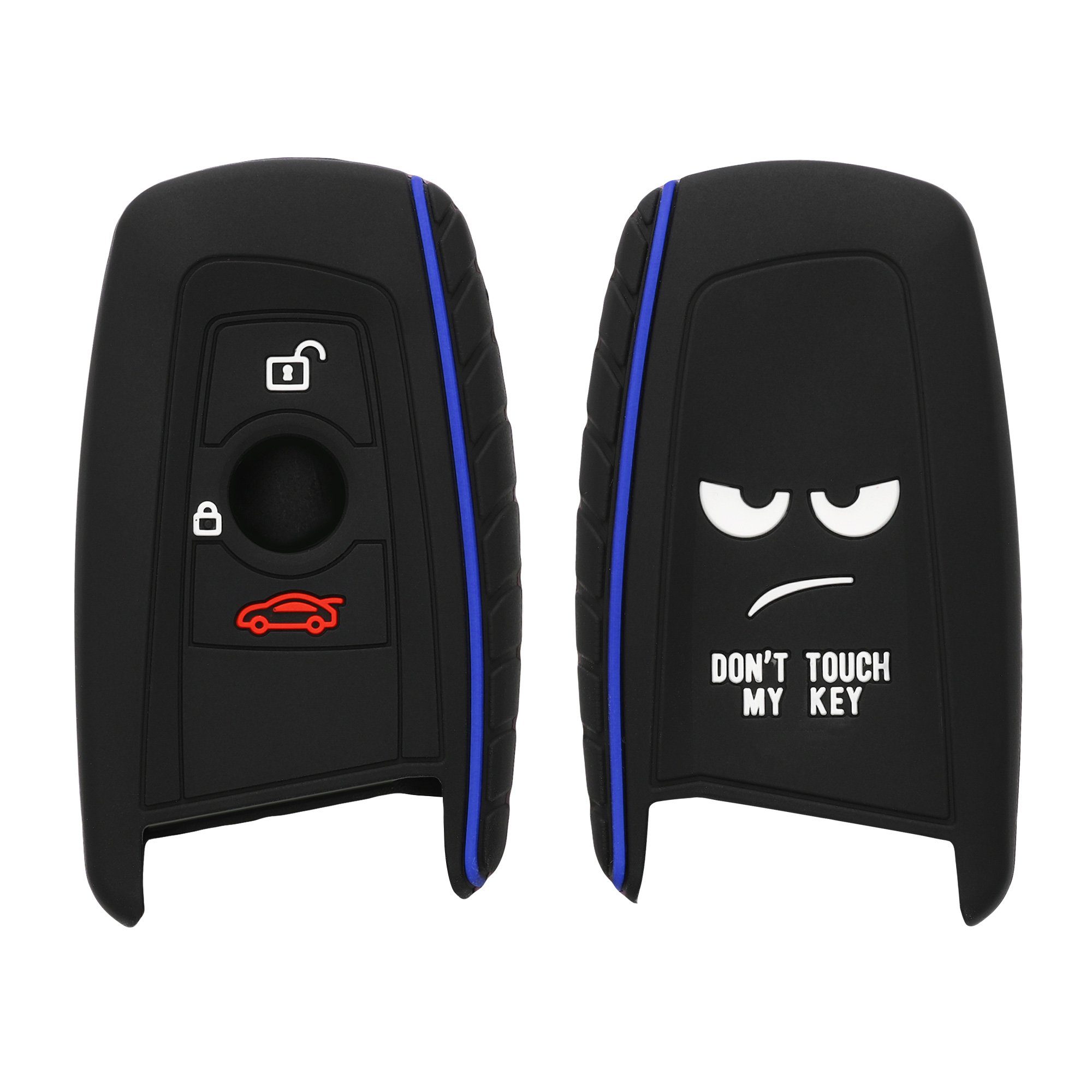 kwmobile Schlüsseltasche Autoschlüssel Silikon Hülle für BMW (1-tlg), Schlüsselhülle Schlüssel Case Cover