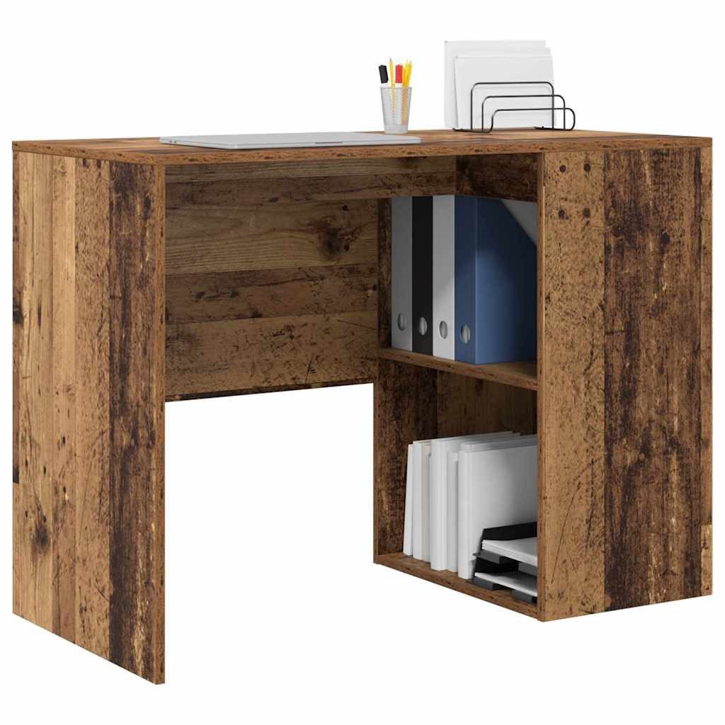 vidaXL Schreibtisch Schreibtisch Altholz Holzwerkstoff 102 x 50 x 75 cm (1-St)