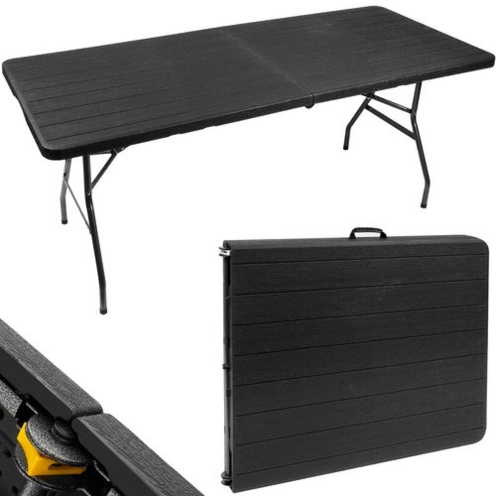 Gardlov Gartentisch Klapptisch Campingtisch 180 cm (Spar-Set, 1-St., wetterfest), Beständig gegen Feuchtigkeit, UV-Strahlen & leichte Verschmutzungen