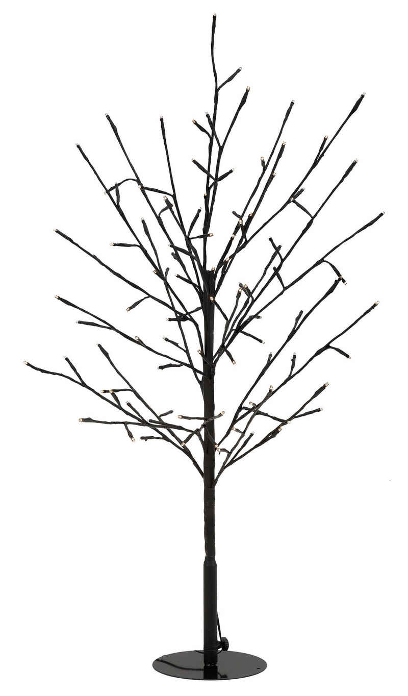 RIFFELMACHER & WEINBERGER LED Baum »Weihnachtsdeko aussen«, LED fest integriert, Lichterbaum, LED-Objekt Baum, Schwarz