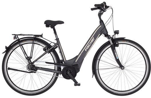 FISCHER Fahrrad E-Bike Cityrad CITA 5.0i 504, 7 Gang, Nabenschaltung, Mittelmotor, 504 Wh, Pedelec, Elektrofahrrad für Damen u. Herren