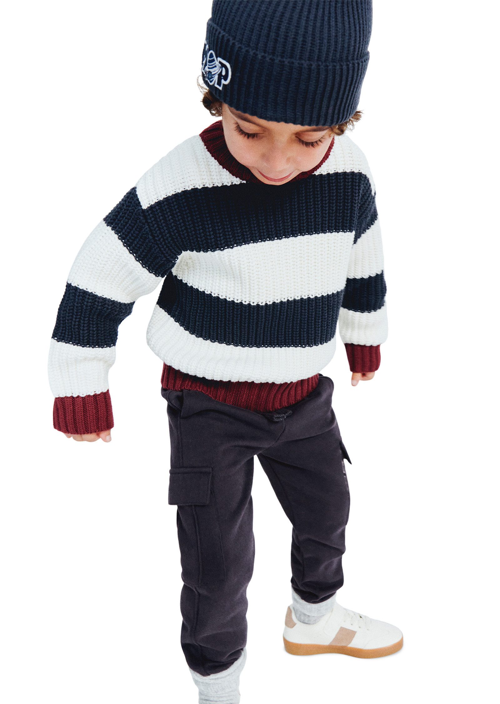 Marc O'Polo Chinohose aus fein geripptem Jersey