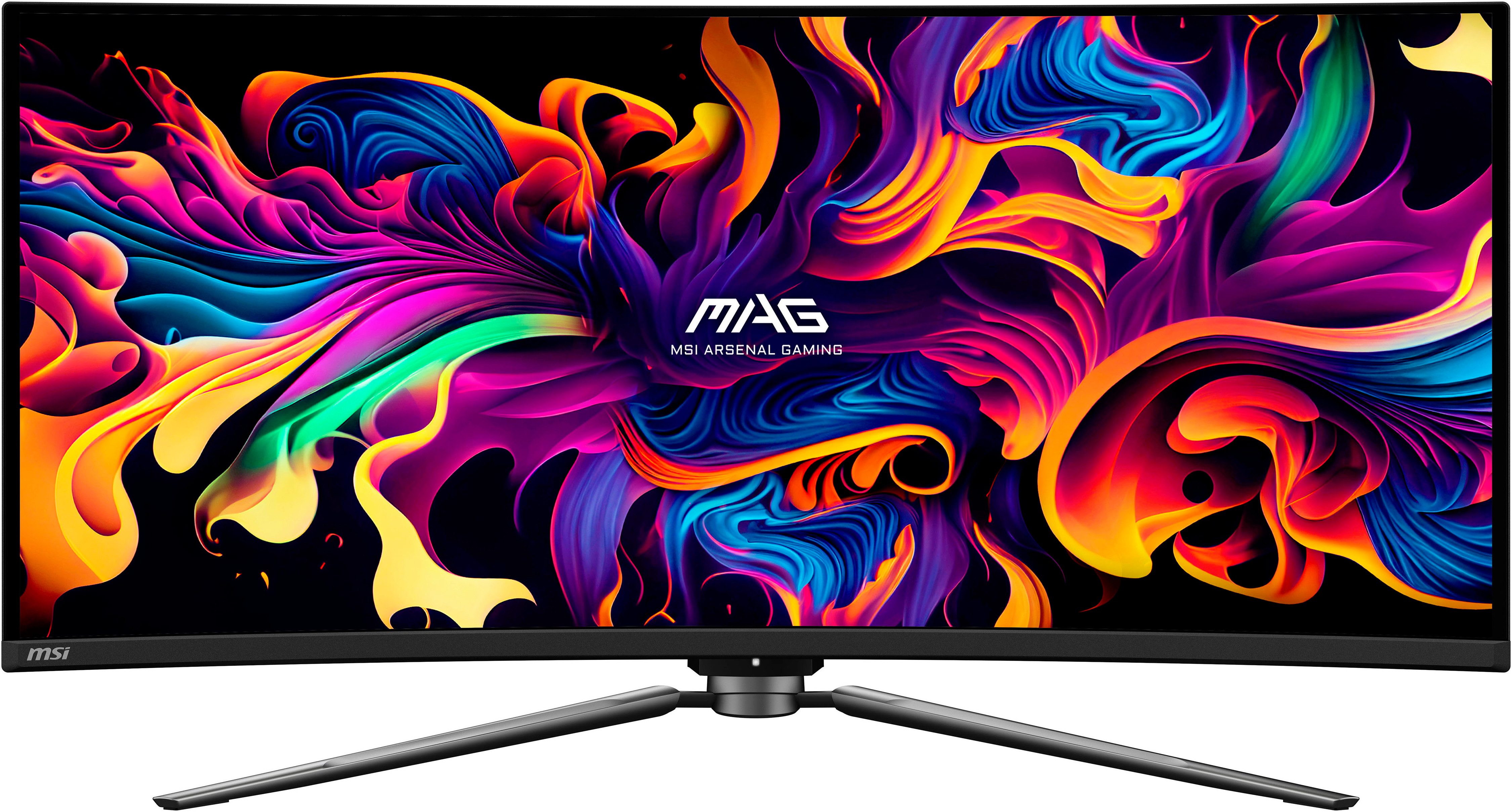 MSI MAG 341CQPDE QD-OLED TFT-Monitor (3440 x 1440 px, UltraWide Quad HD, 0,03 ms Reaktionszeit, 175 Hz, OLED, HDR, Kopfhörerbuchse, Höhenverstellbar)