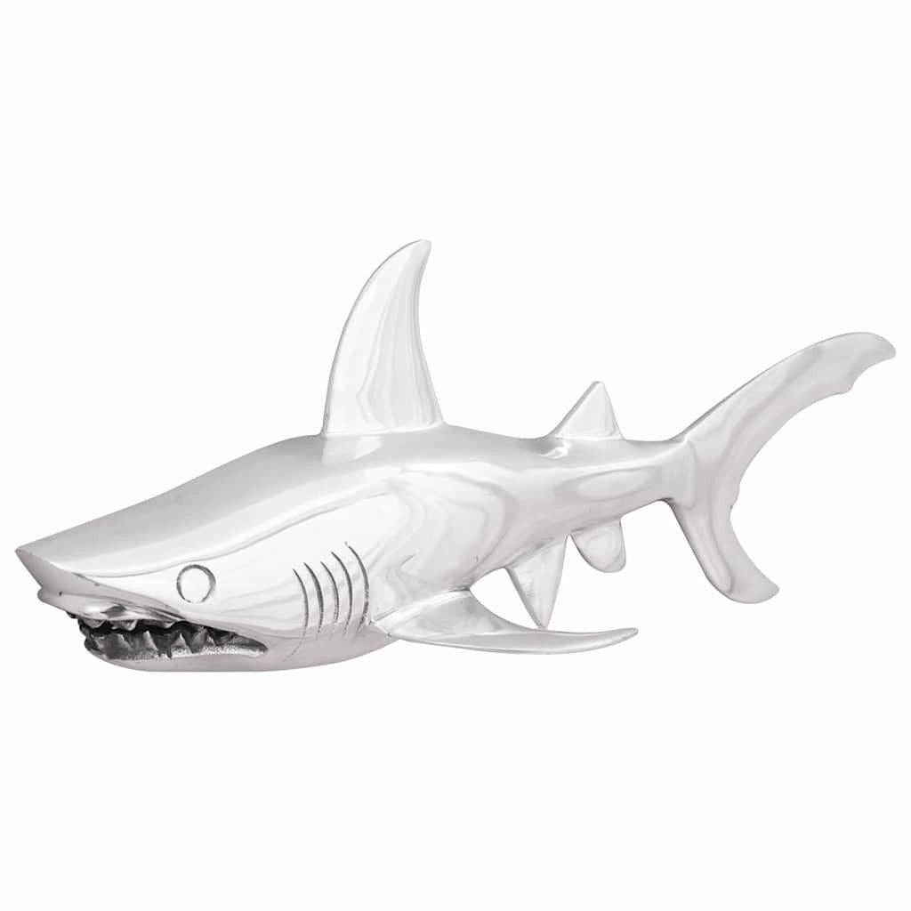 vidaXL Skulptur Skulptur Silber 68 x 20 x 24 cm Aluminium (1 St) günstig online kaufen