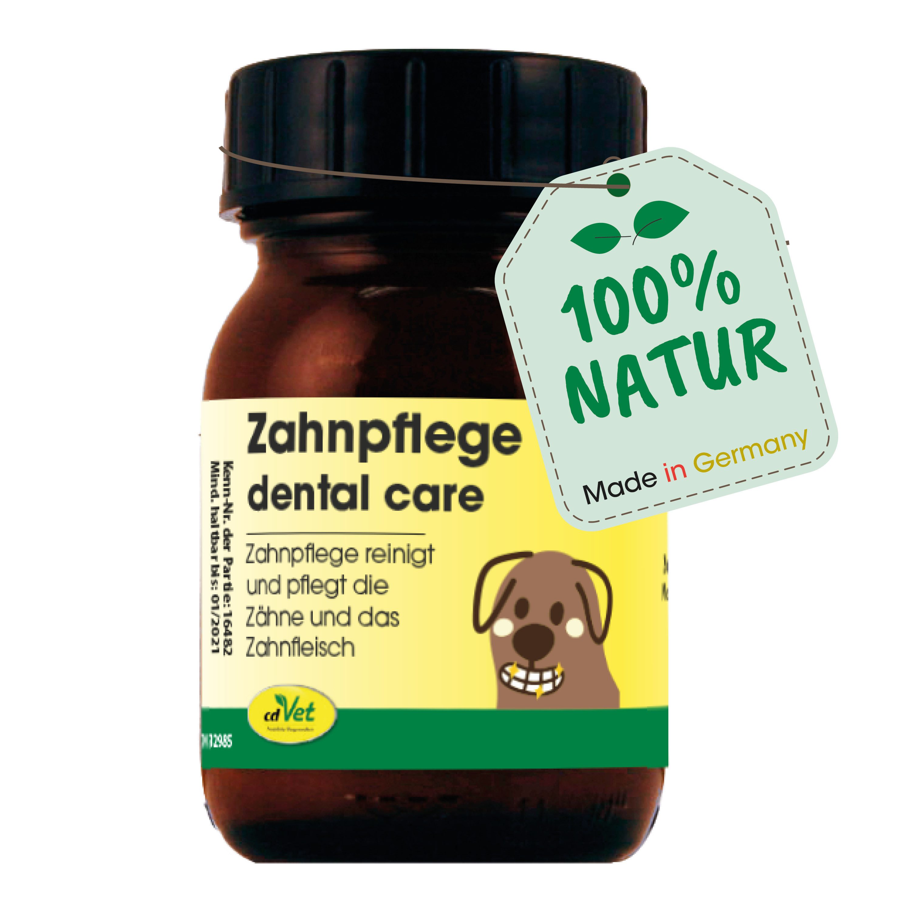cdVet Tier-Zahnpflegeset Zahnpflege, sorgt für reduzierten Atemgeruch bei Hunden