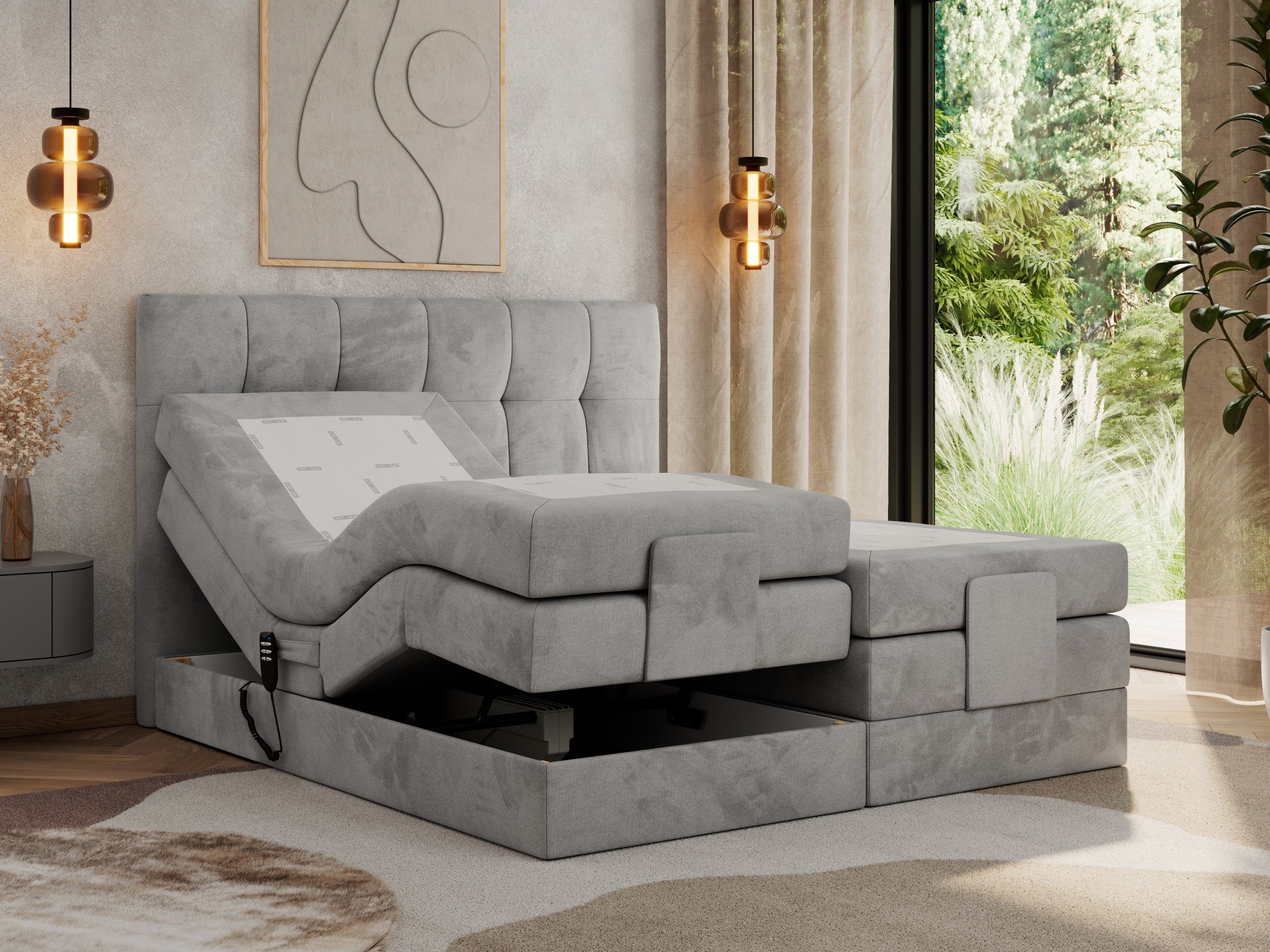 MKS MÖBEL Boxspringbett VITTORIA (Set, Packung, günstig online kaufen