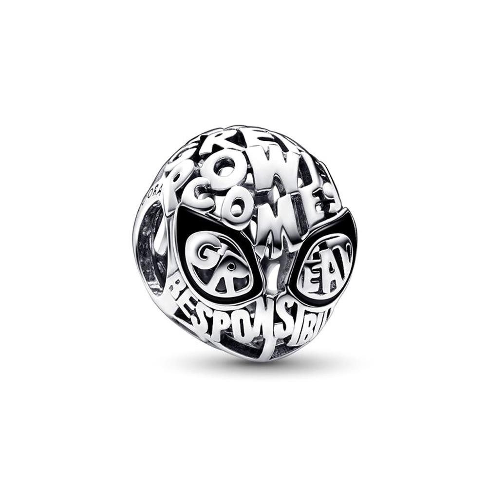 Charm-Einhänger PANDORA Marvel Spider Man Charm aus 925er Silber