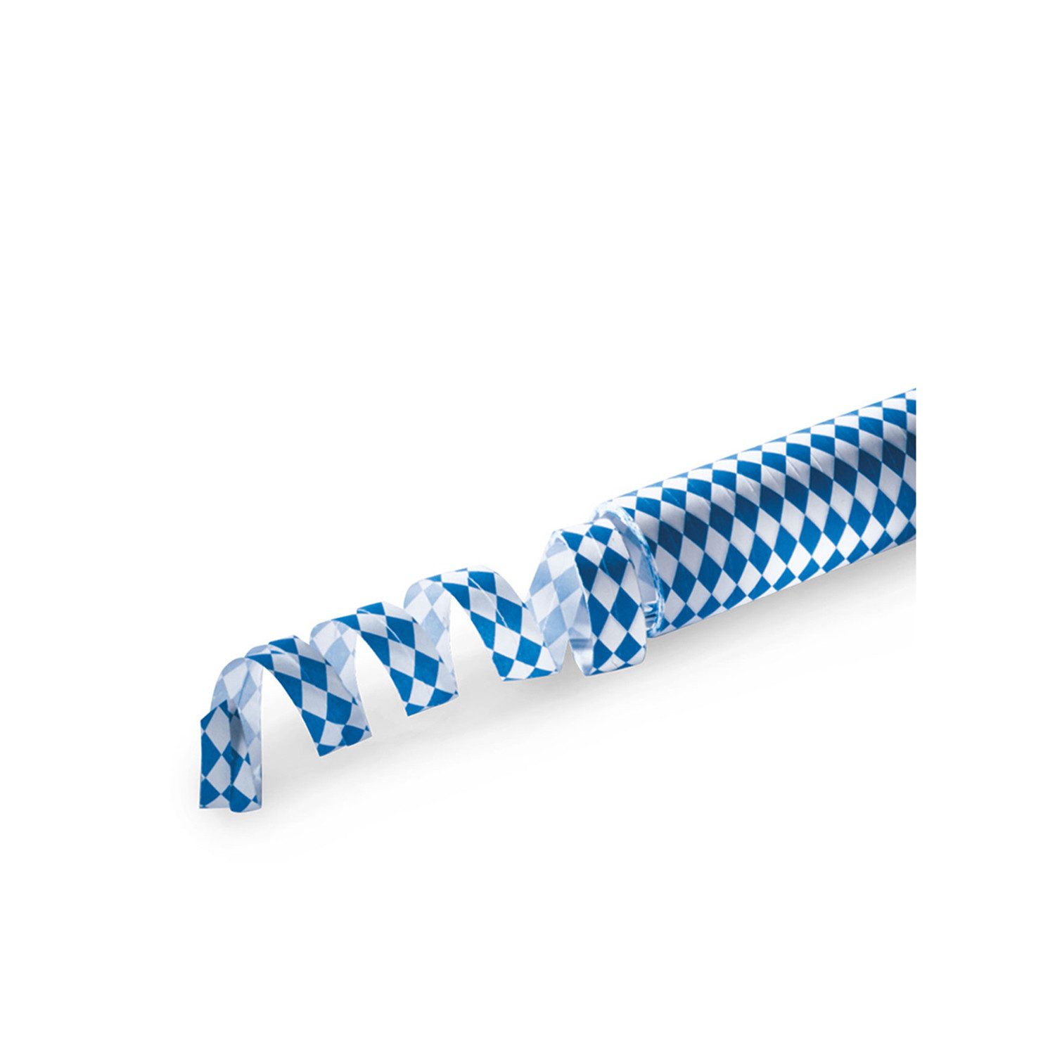 Luftschlange Luftschlangen 'Bayern Weiß/Blau'- 4m / 1 Rolle