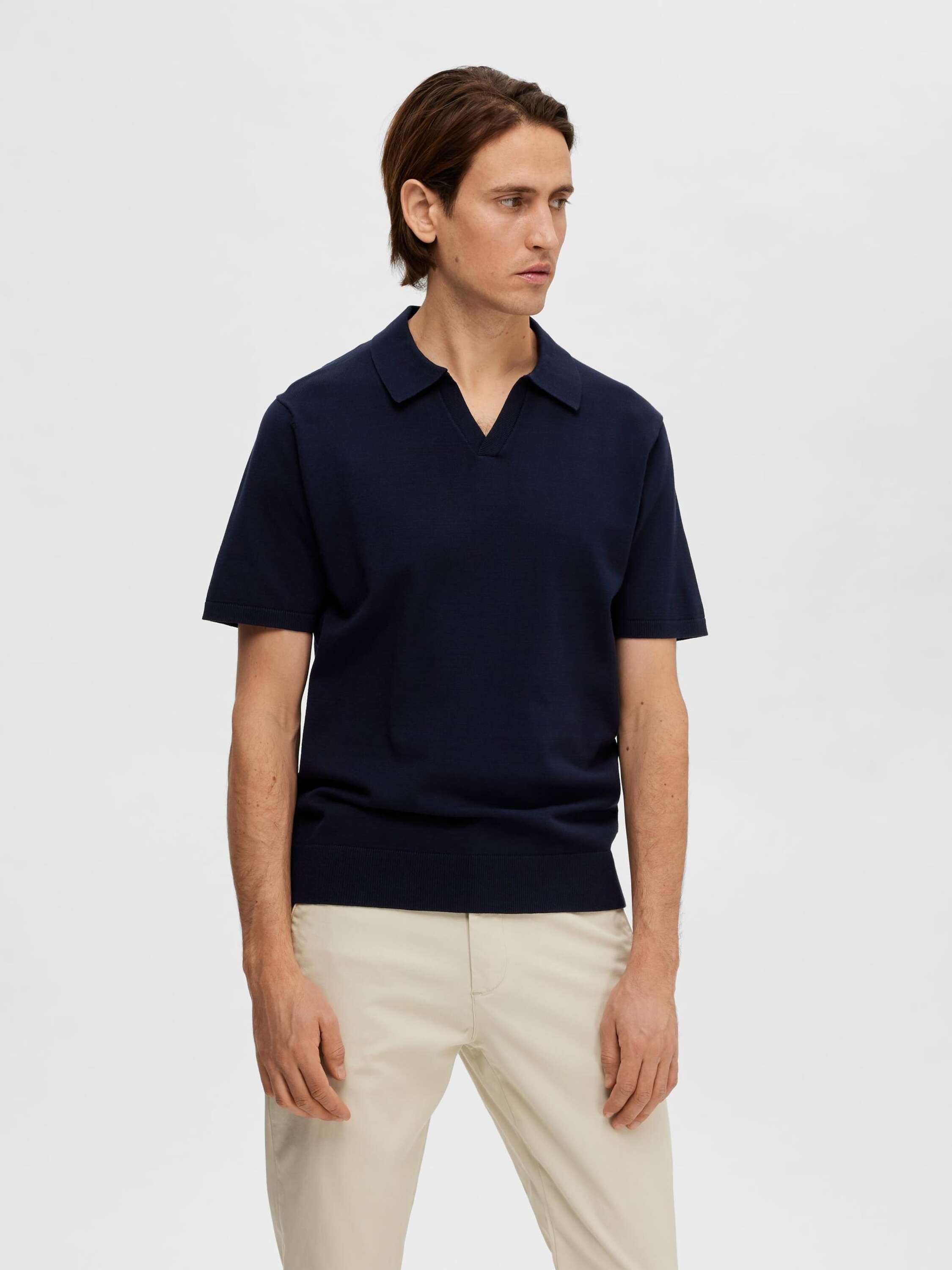 Selected 3/4-Arm-Shirt TELLER (1-tlg)