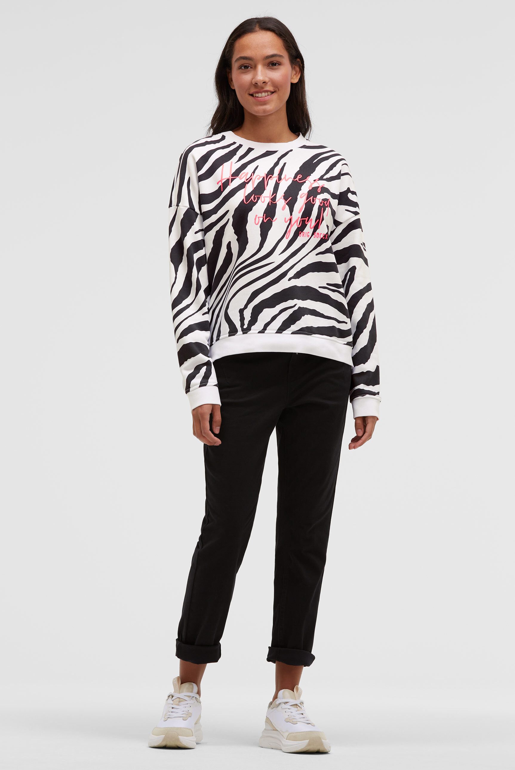 SOCCX Sweater mit Baumwolle