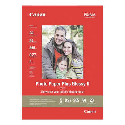 Canon Fotopapier »Glossy Plus II«, mit Hochglanzbeschichtung