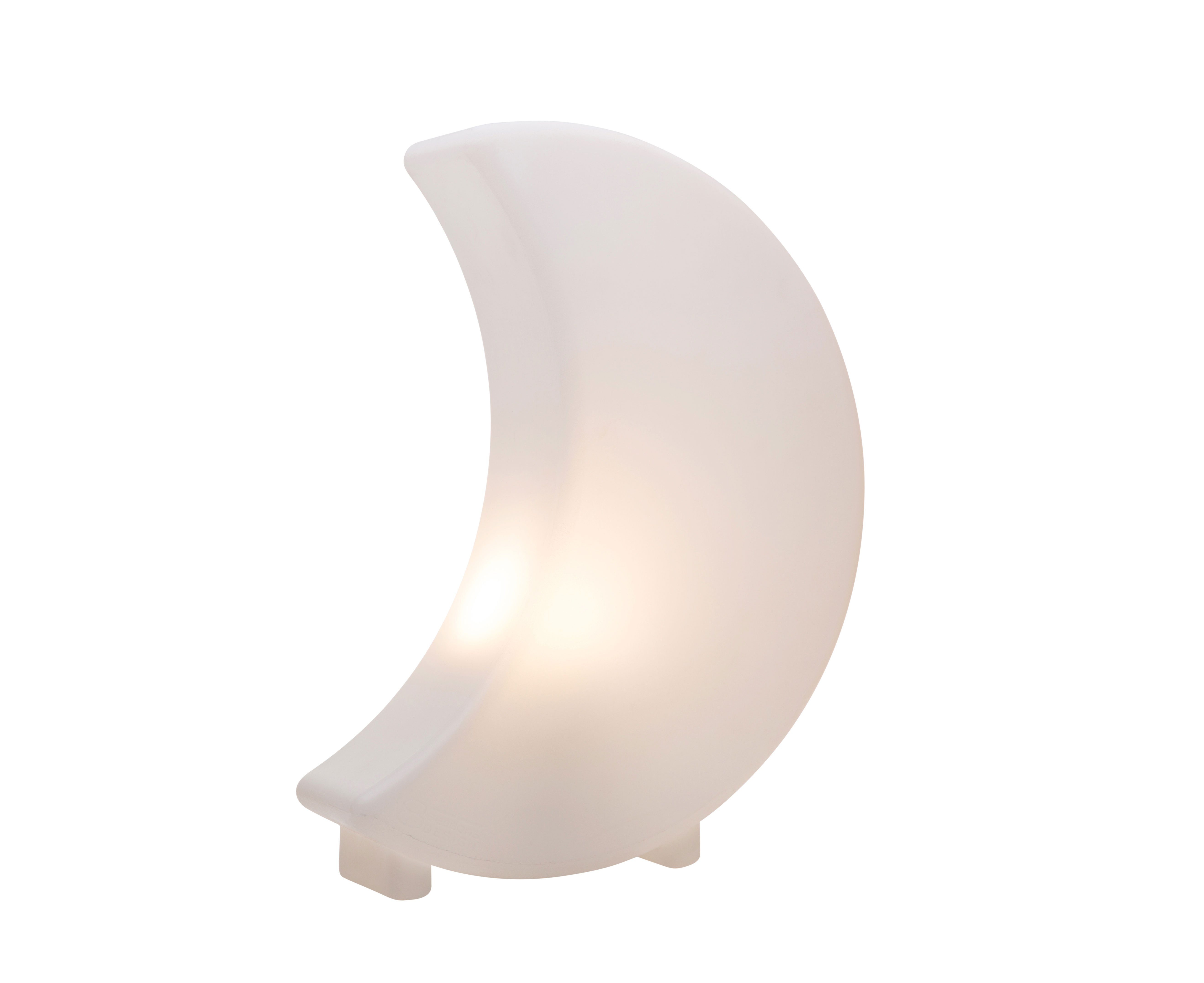 8 seasons design LED Dekolicht Shining Moon, LED WW, LED wechselbar, 41 cm weiß für In- und Outdoor