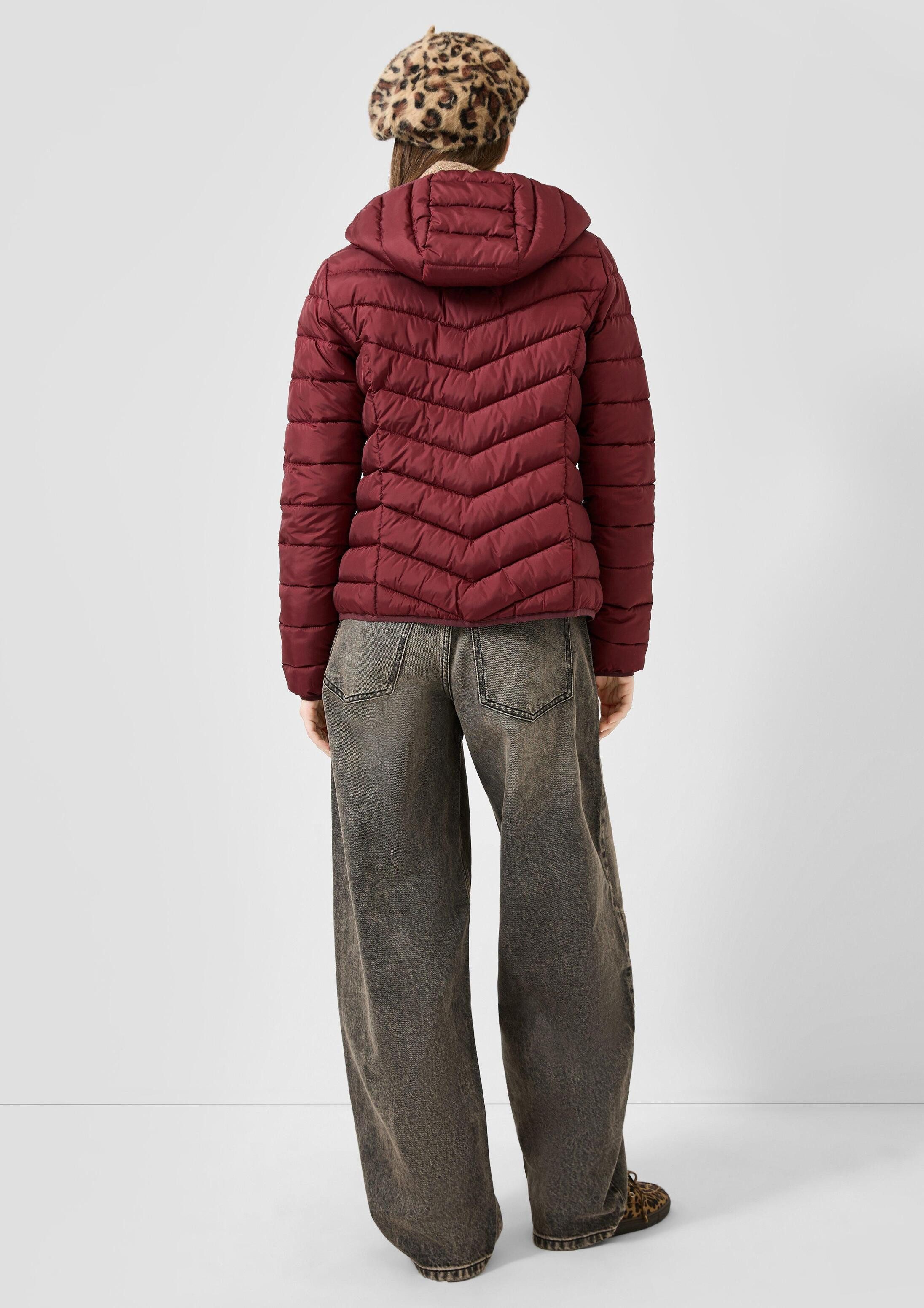 QS Funktionsjacke Outdoor-Jacke Leichte Steppjacke mit Kapuze – Bild 3 von 5