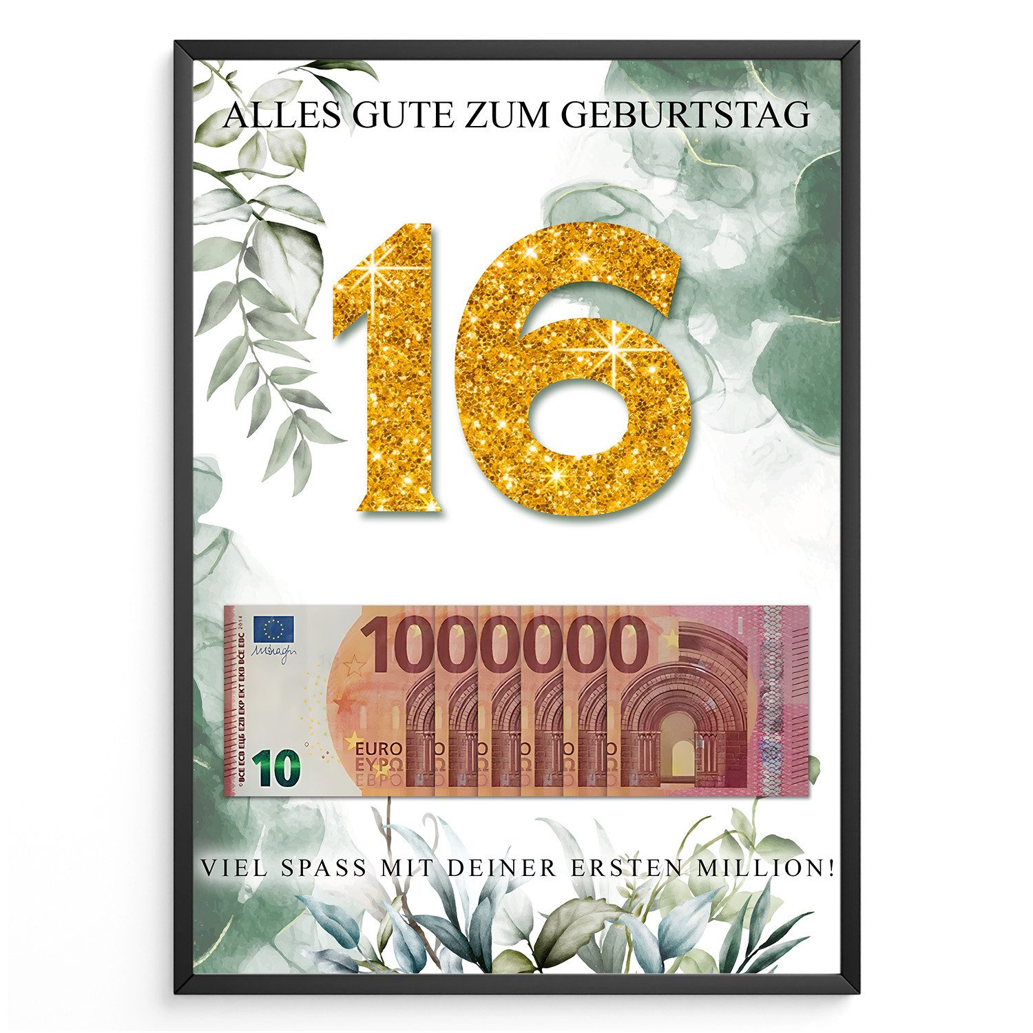 Tigerlino Poster Geldgeschenk Geburtstag Männer Frauen günstig online kaufen