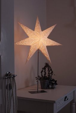 Best Season LED Stern Stehlampe Weihnachtsstern Sensy von Star Trading, 3D Papierstern