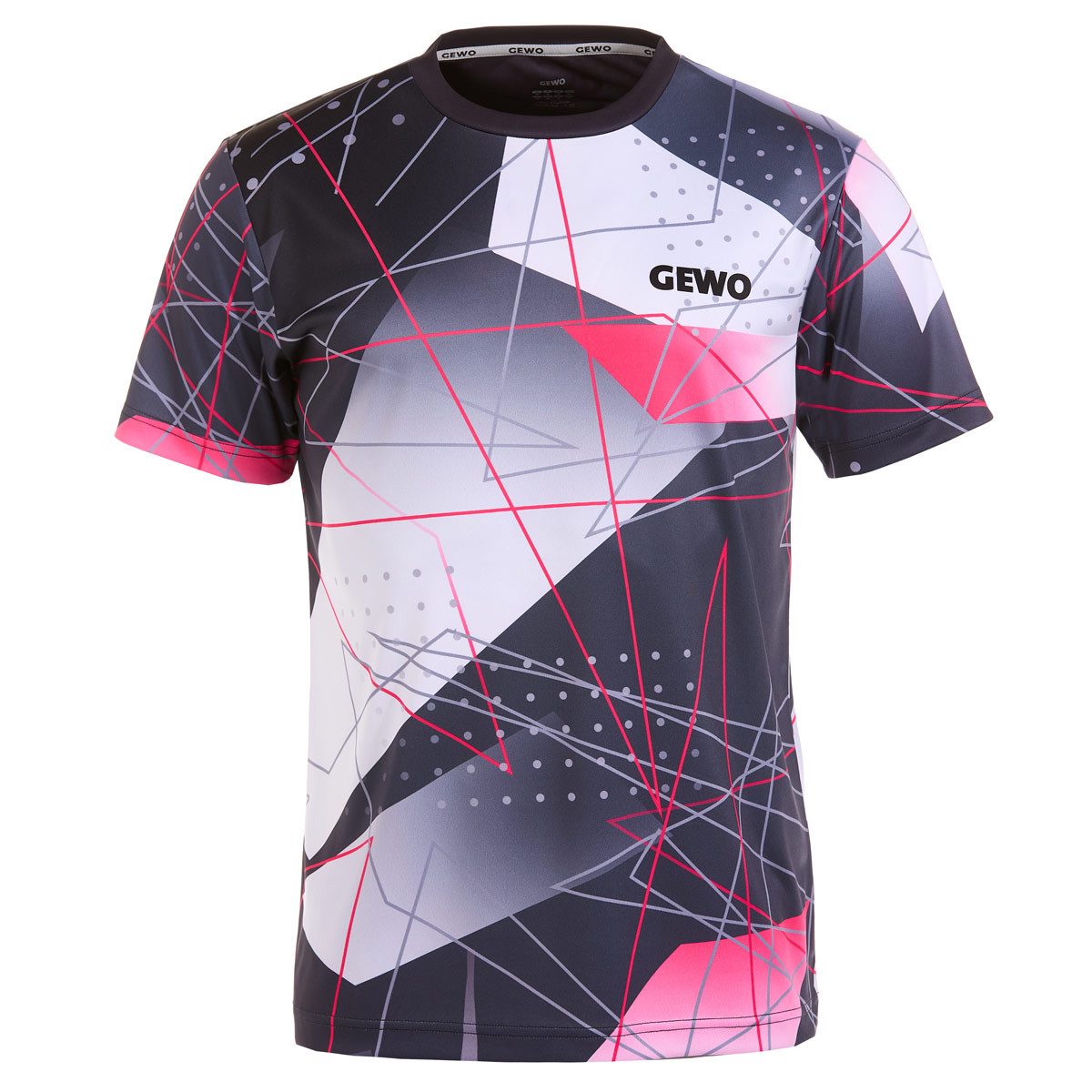 Gewo T-Shirt GEWO Shirt Lugo I schwarz/pink XXXXS