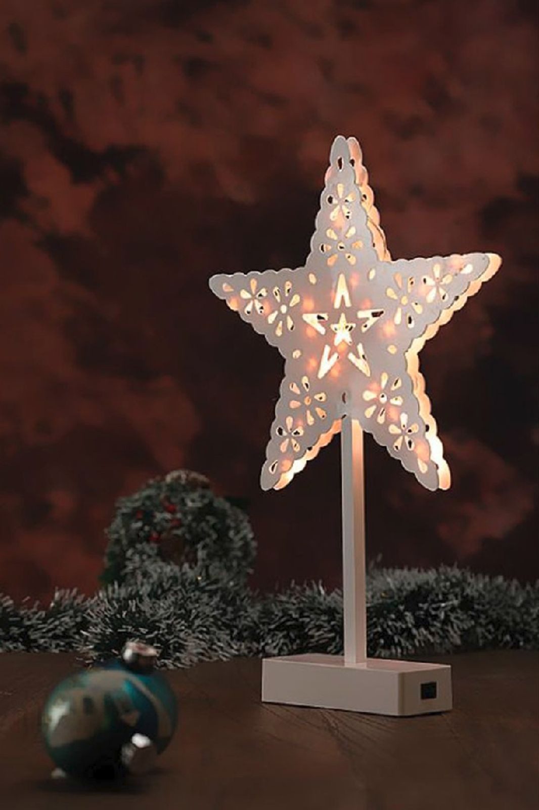 Gravidus Dekostern LED Weihnachtsstern Dekostern Beleuchtung