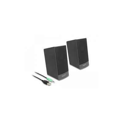 Delock Stereo 2.0 PC Lautsprecher mit 3,5 mm Klinkenstecker und... Lautsprecher