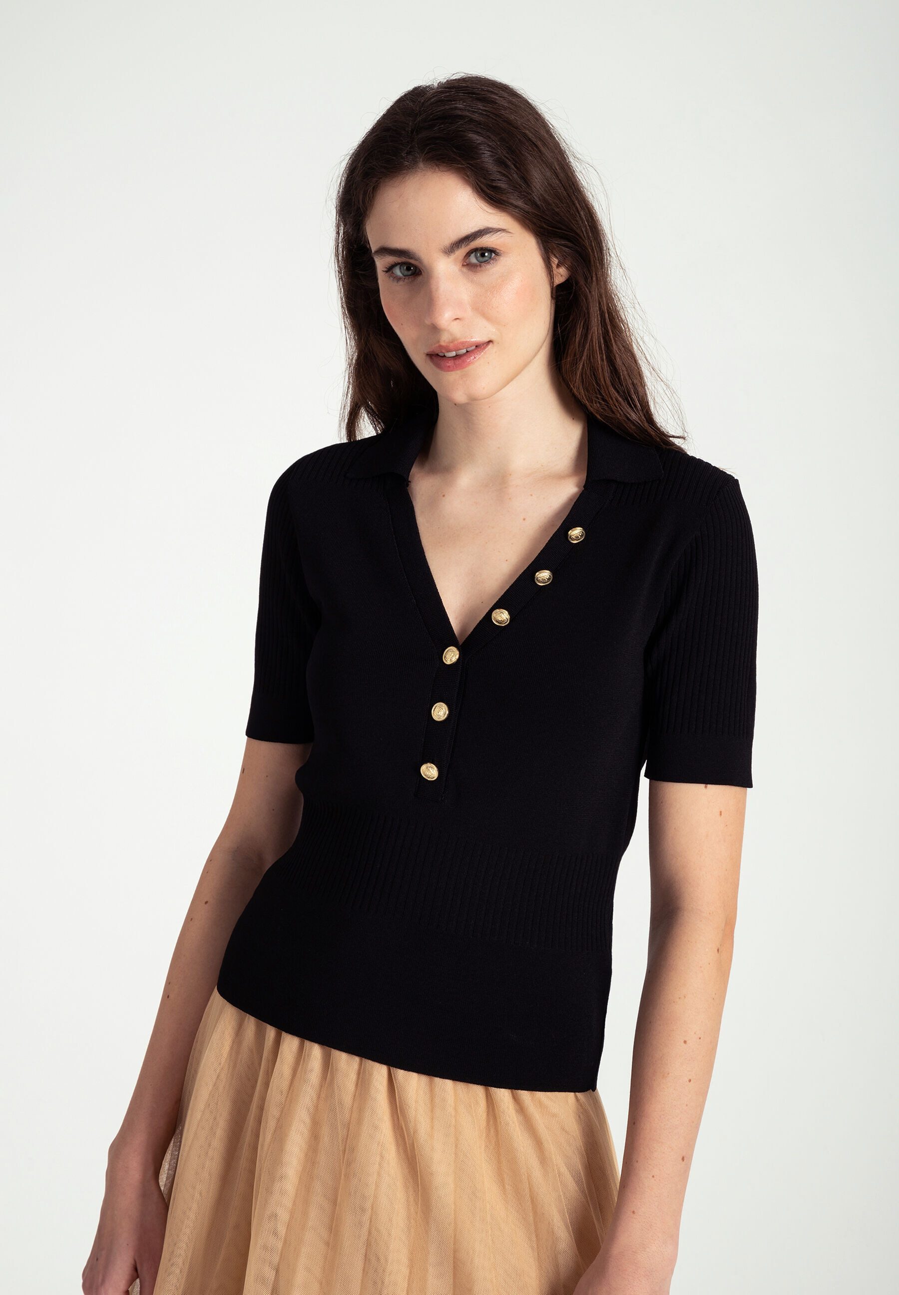 Strickpullover Polopullover