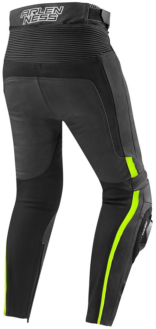 Arlen Ness Motorradhose Sugello Motorrad Lederhose Knieprotektoren enthalten,Knieschleifer enthalten