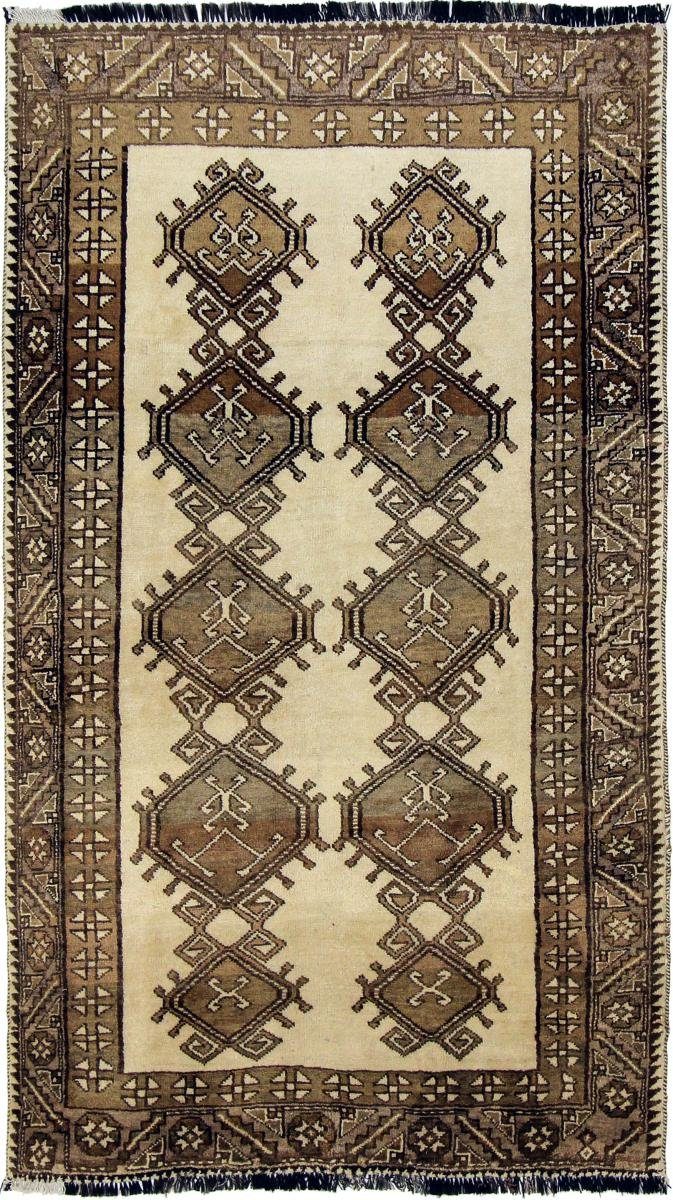 Orientteppich Shiraz 127x254 Handgeknüpfter Orientteppich / Perserteppich Läufer, Nain Trading, rechteckig, Höhe: 10 mm