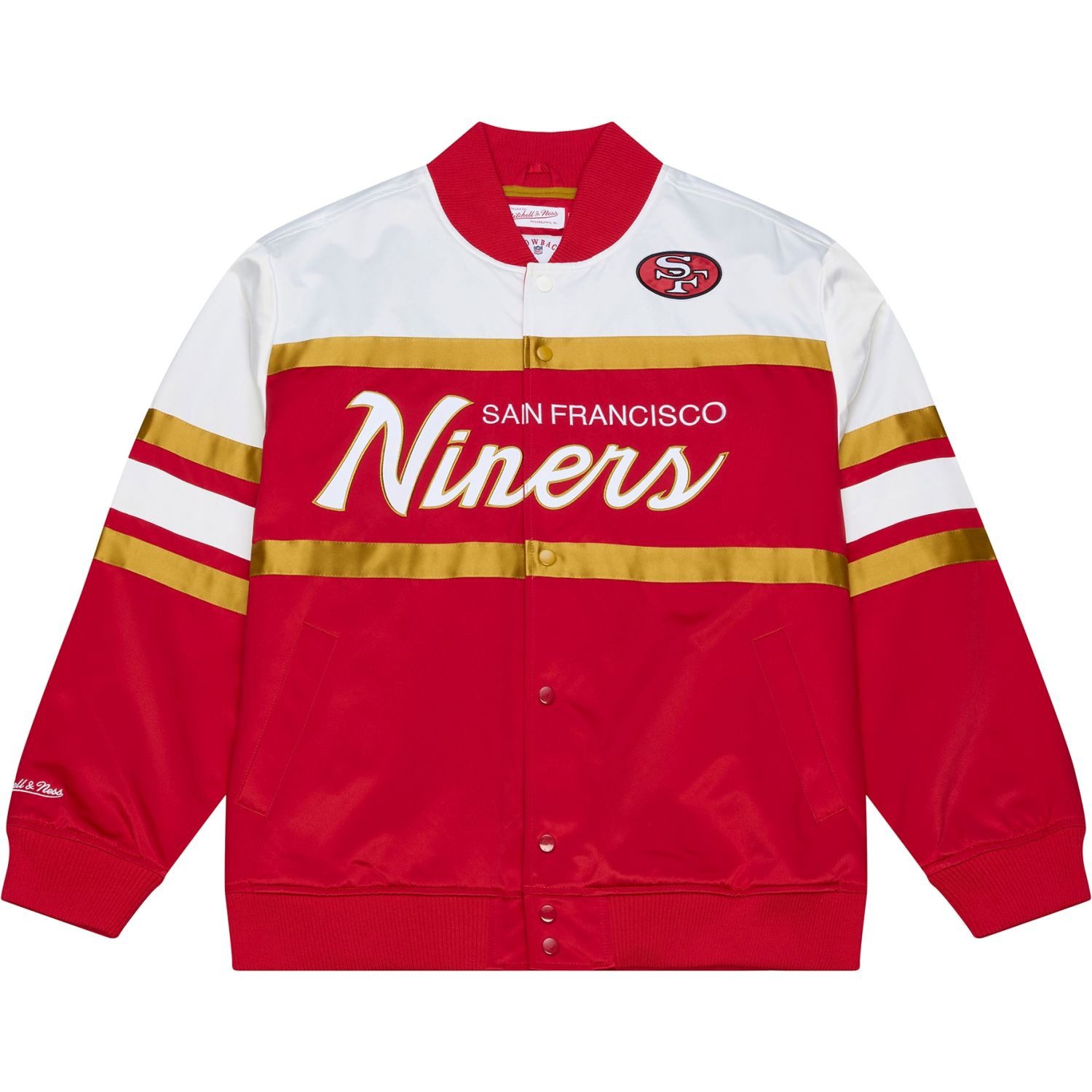 Mitchell & Ness Windbreaker Midweight Satin Varsity San Francisco 49ers