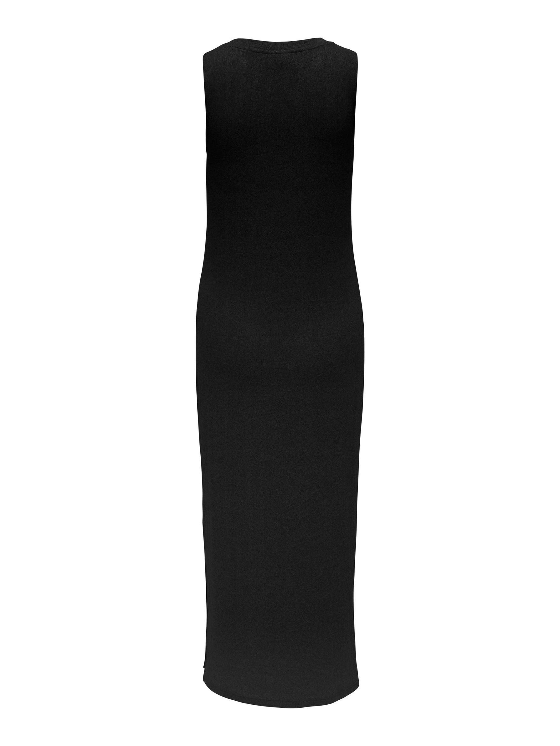 JACQUELINE de YONG Shirtkleid Locker Langes Stretch Bodycon Dress Ohne Ärmel für (lang) JDYTONSY LINA S/L LONG DRESS JRS