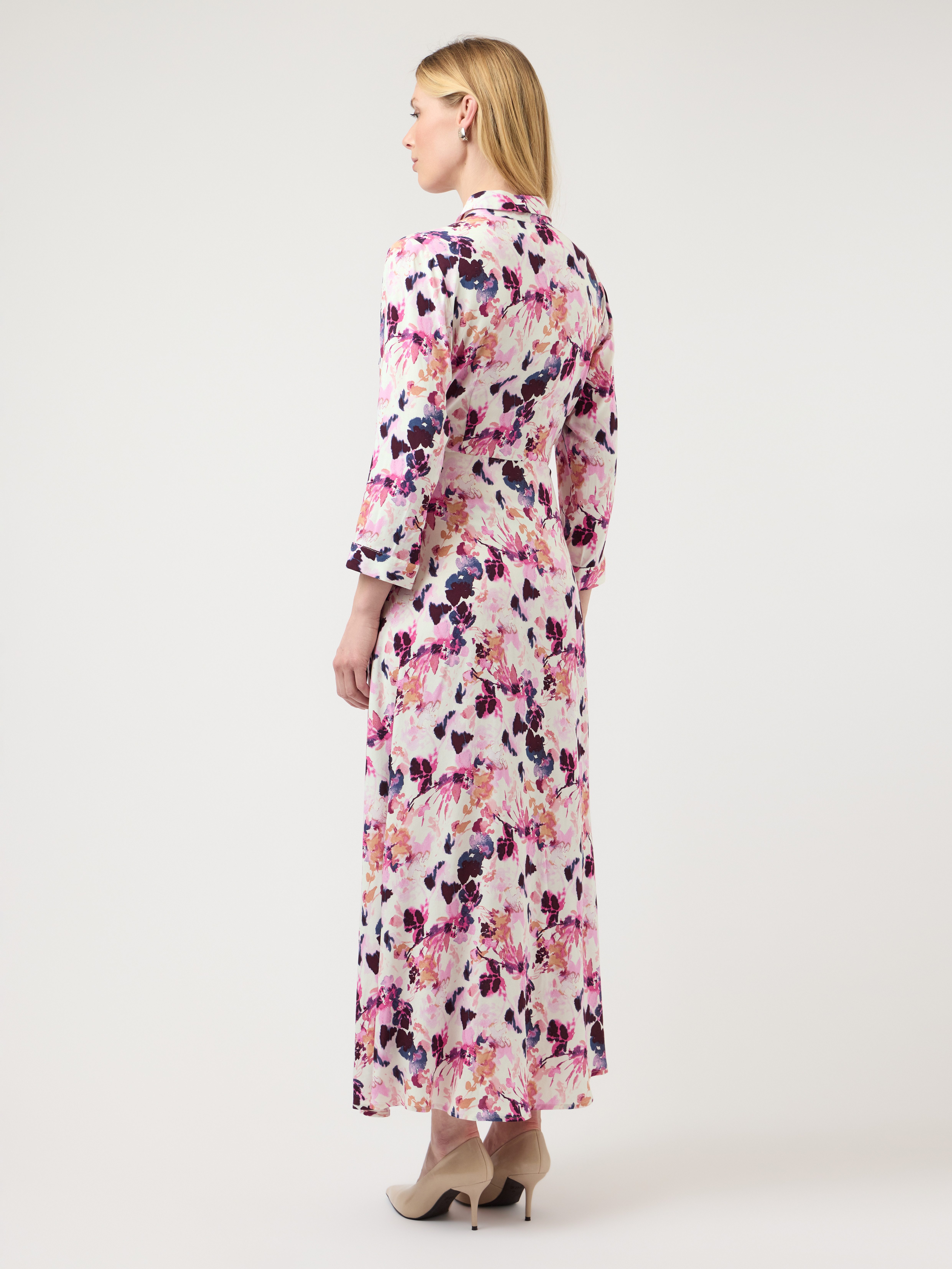 Y.A.S Hemdblusenkleid YASSAVANNA LONG SHIRT DRESS Viskose, loose fit