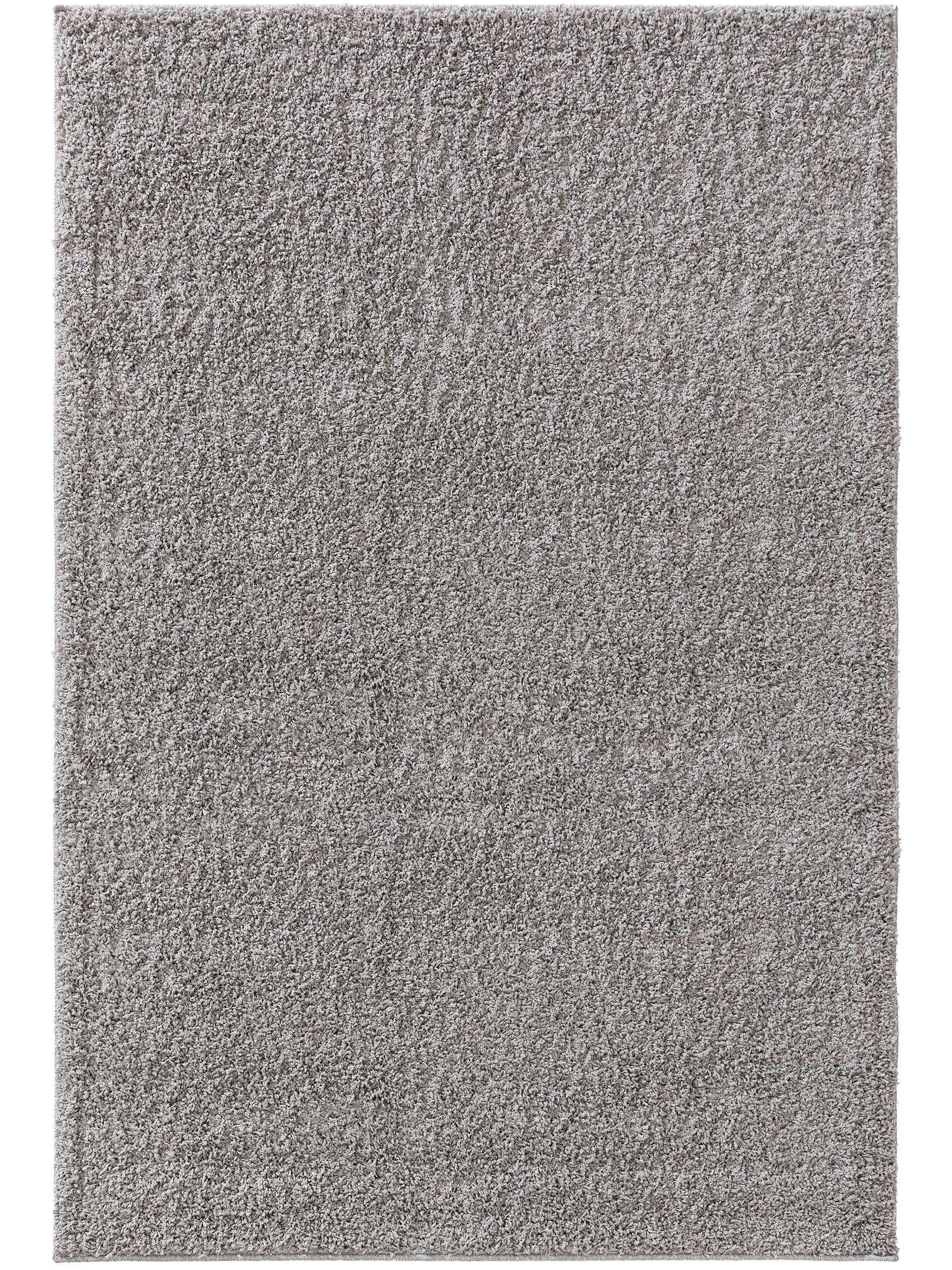 Hochflor-Teppich Soho, benuta, rechteckig, Höhe: 31 mm, Kunstfaser, Uni, Contemporary, Wohnzimmer