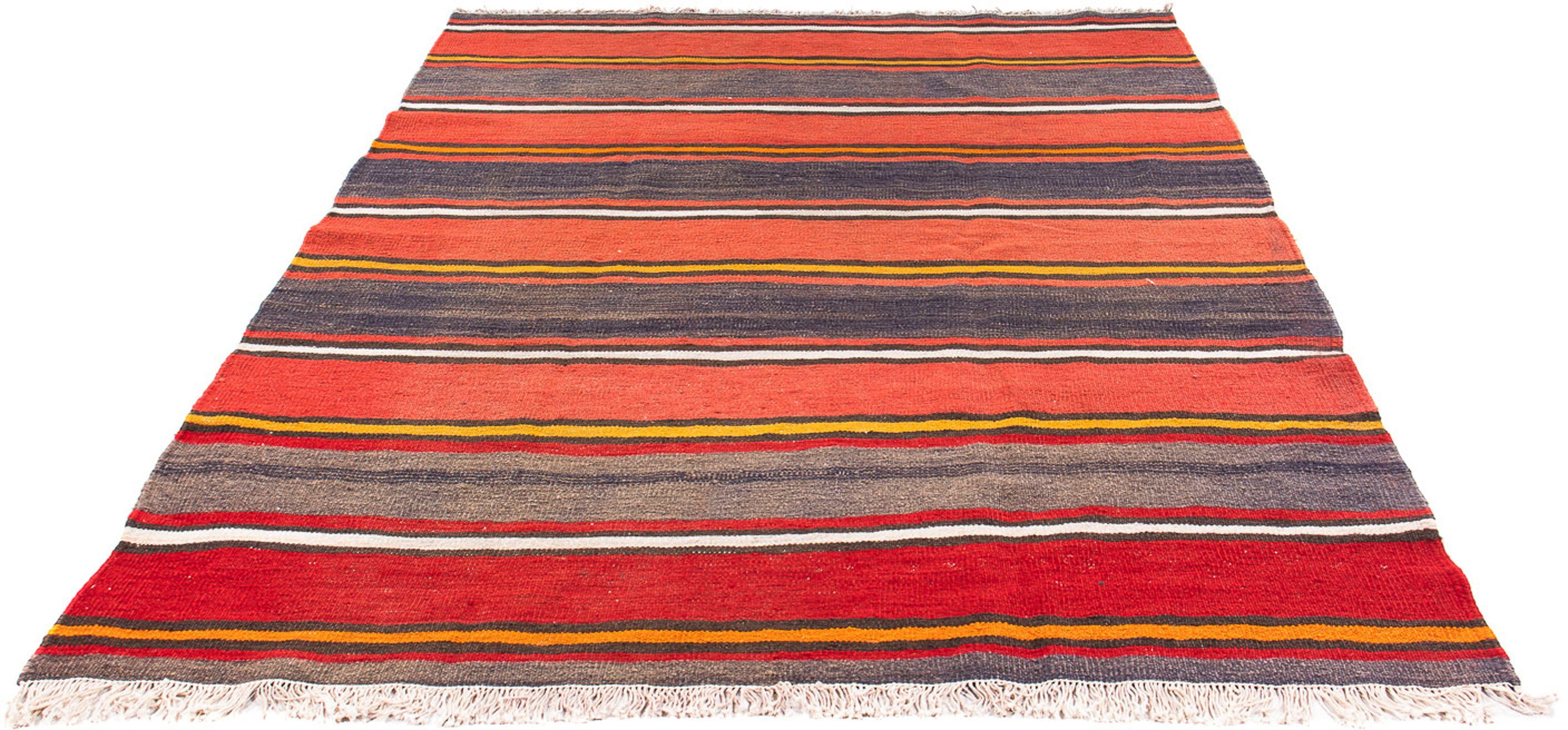 Wollteppich Kelim - Old - 195 x 150 cm - mehrfarbig, morgenland, rechteckig, Höhe: 5 mm, Wohnzimmer, Einzelstück
