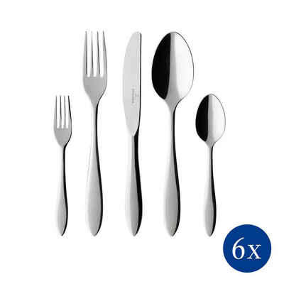 Villeroy & Boch Besteck-Set Arthur Tafelbesteck 30-teilig (30-tlg), 6 Personen, Edelstahl