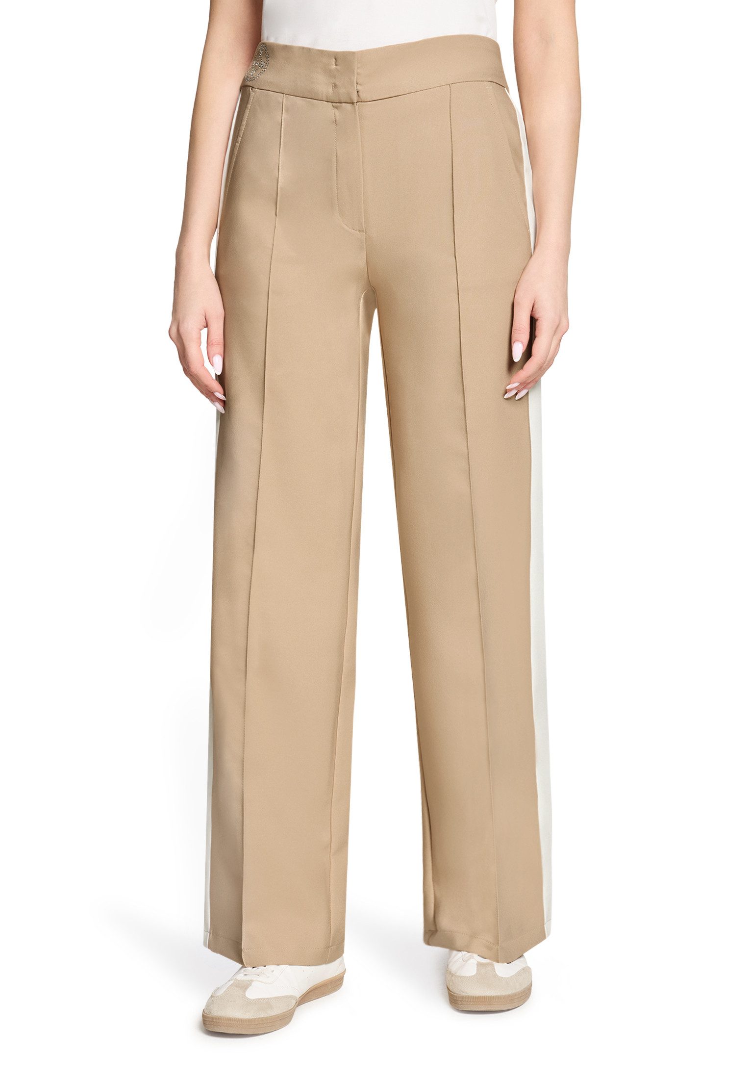 Stoffhose Damen mit Galonstreifen