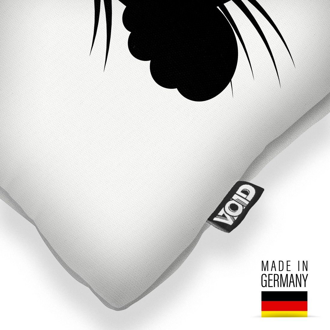 Cat Hauskatze Spielzeug Sofa-Kissen Schwarze Zucht (1 Katzenbaby VOID Kissenbezug, Pfote Haustier Kuscheltier Katze Stück), Kätzchen Süß Tier Natur