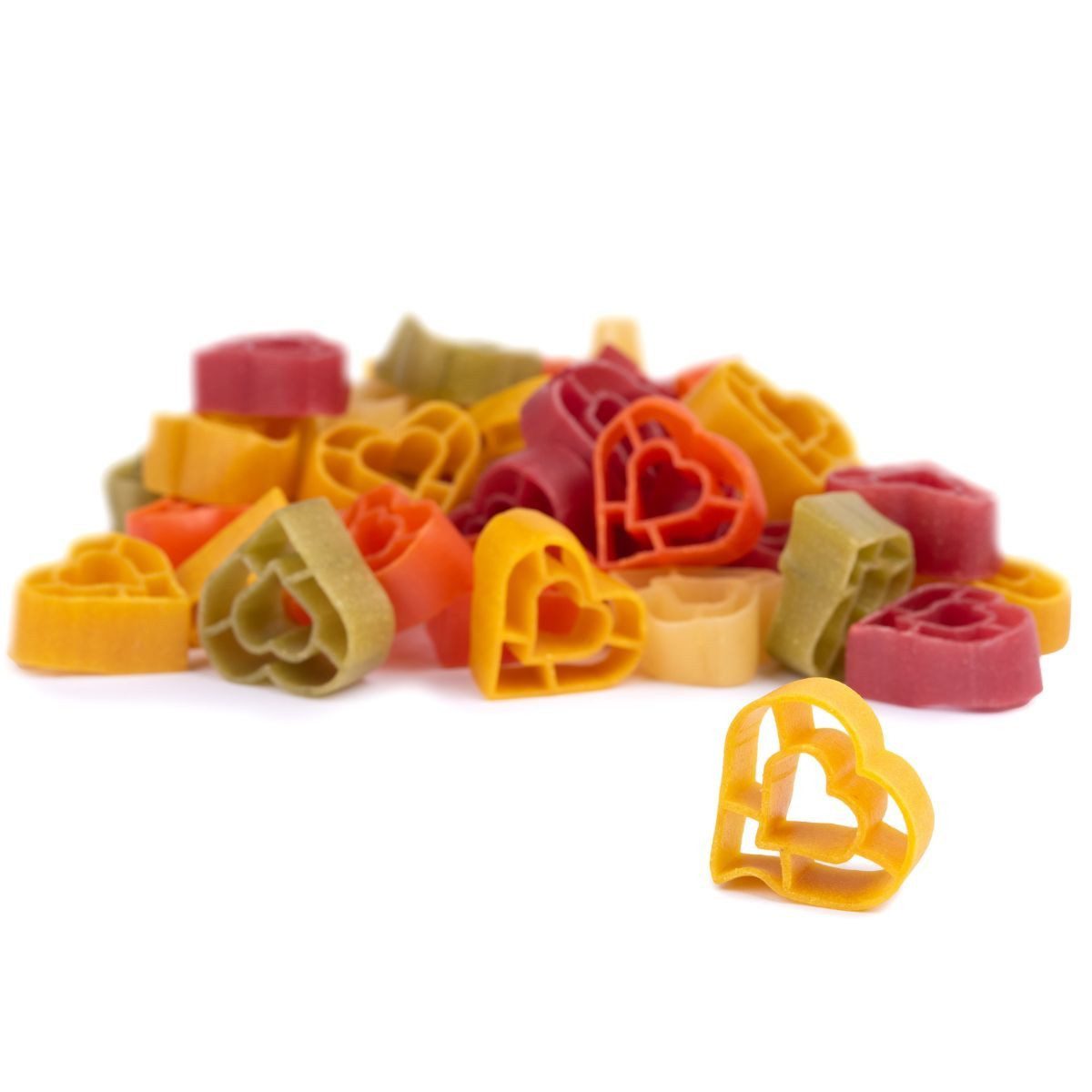 La Vela Nudeln La Vela Cuoricini di Pasta – bunte Nudel-Herzen, 250 g, Geschenkpackung, hergestellt in Italien – Bild 2 von 4