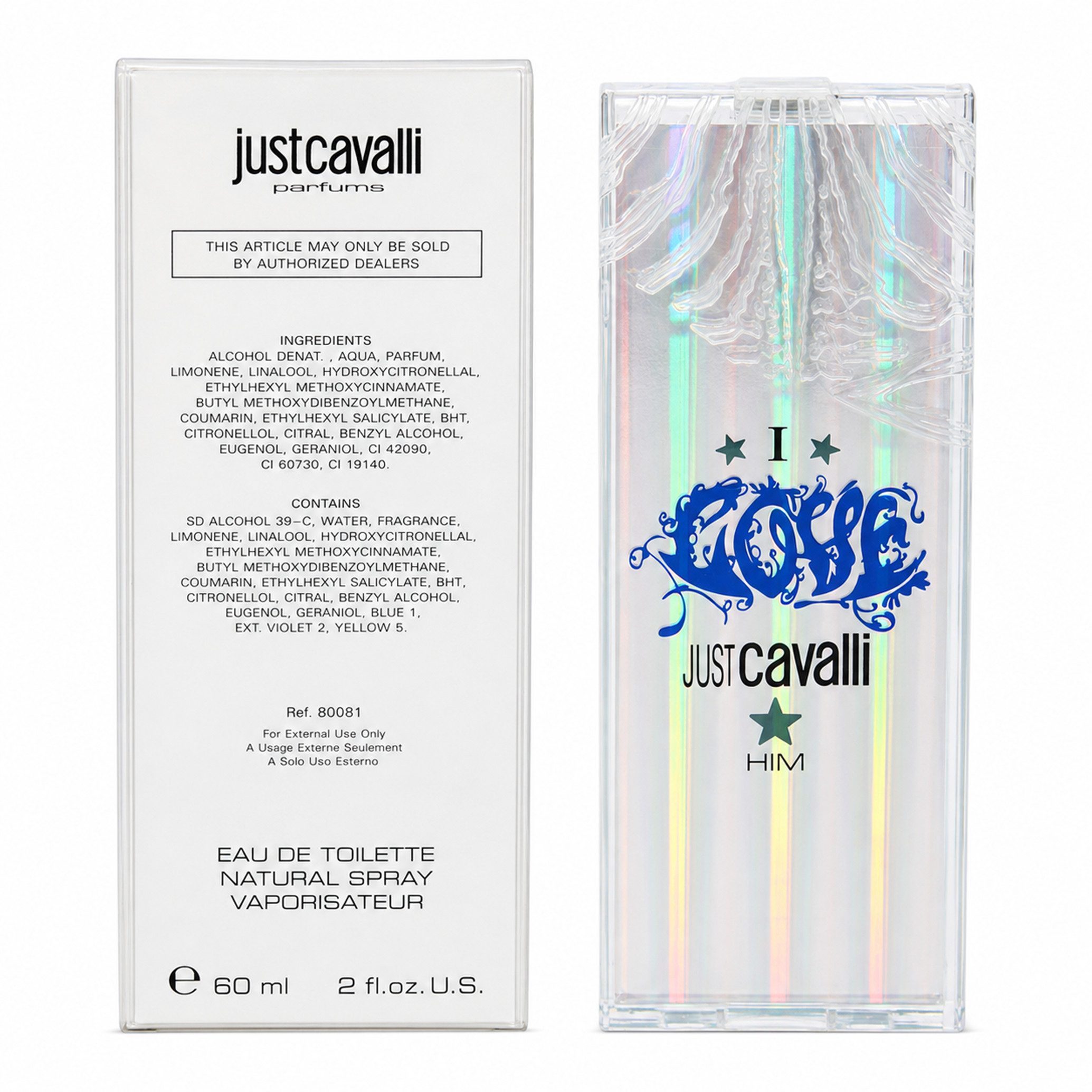 roberto cavalli Eau de Toilette Roberto Cavalli Just Cavalli 1 Him Eau de Toilette 60ml