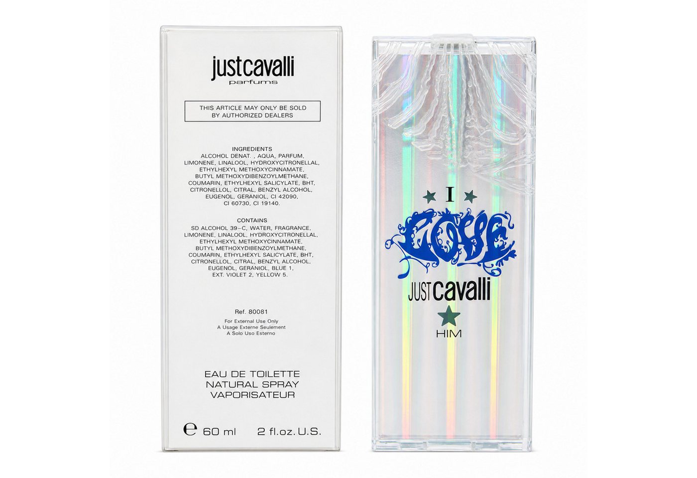 roberto cavalli Eau de Toilette Roberto Cavalli Just Cavalli 1 Him Eau de Toilette 60ml