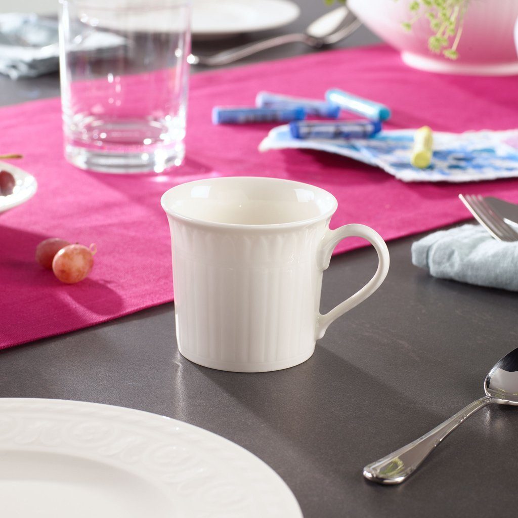 Villeroy & Boch Tasse Cellini Kaffee-/Teetasse, 1-tlg., Porzellan, Premium Porcelain, mikrow.- & spülm.sicher, Made in Germany