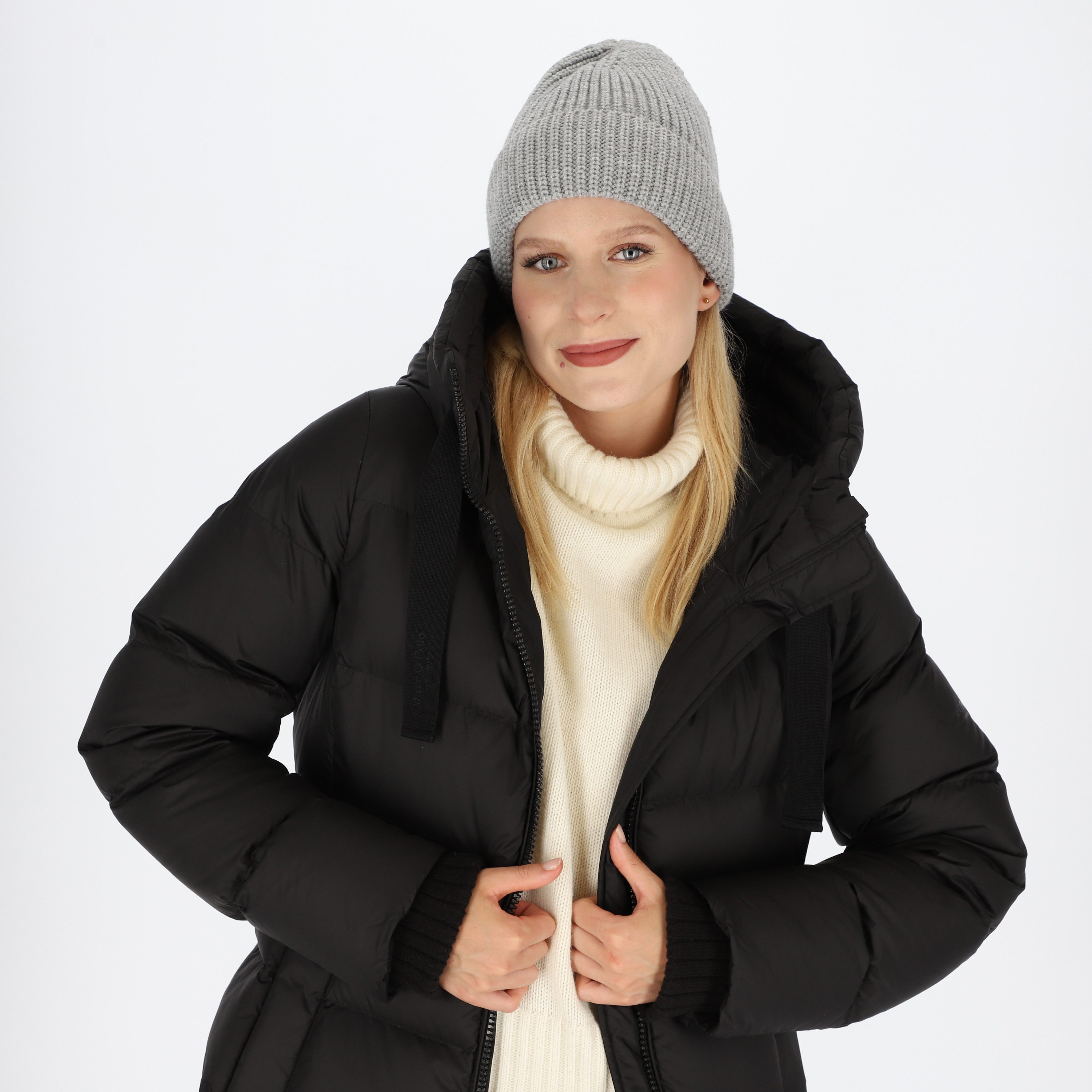 halsüberkopf Accessoires Strickmütze mit Rippe und günstig online kaufen