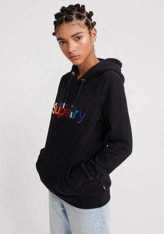 SUPERDRY Кофта с капюшоном »CLASSIC RAINB...