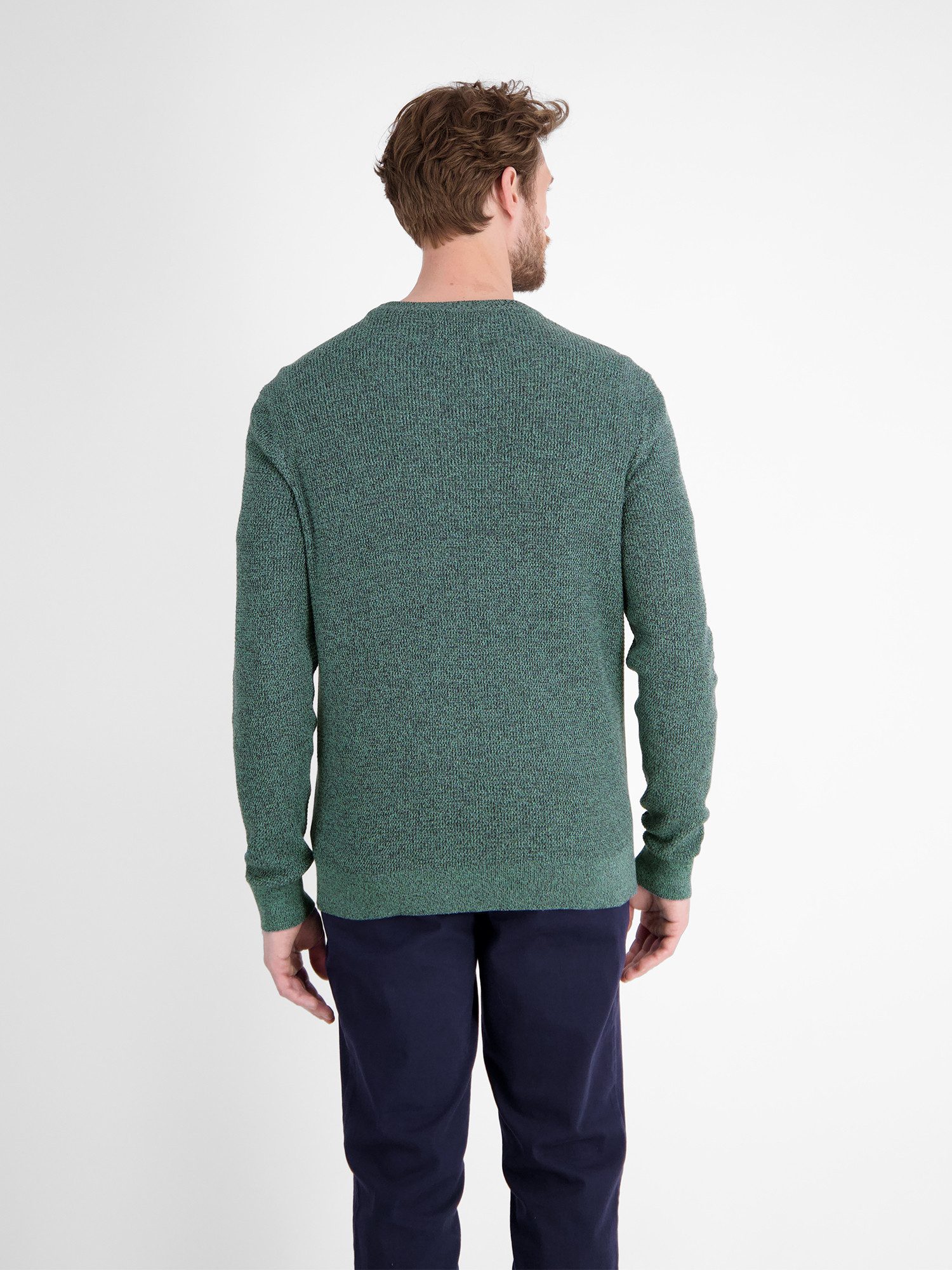 LERROS Strickpullover Herren Strickpullover in Strukturqualität