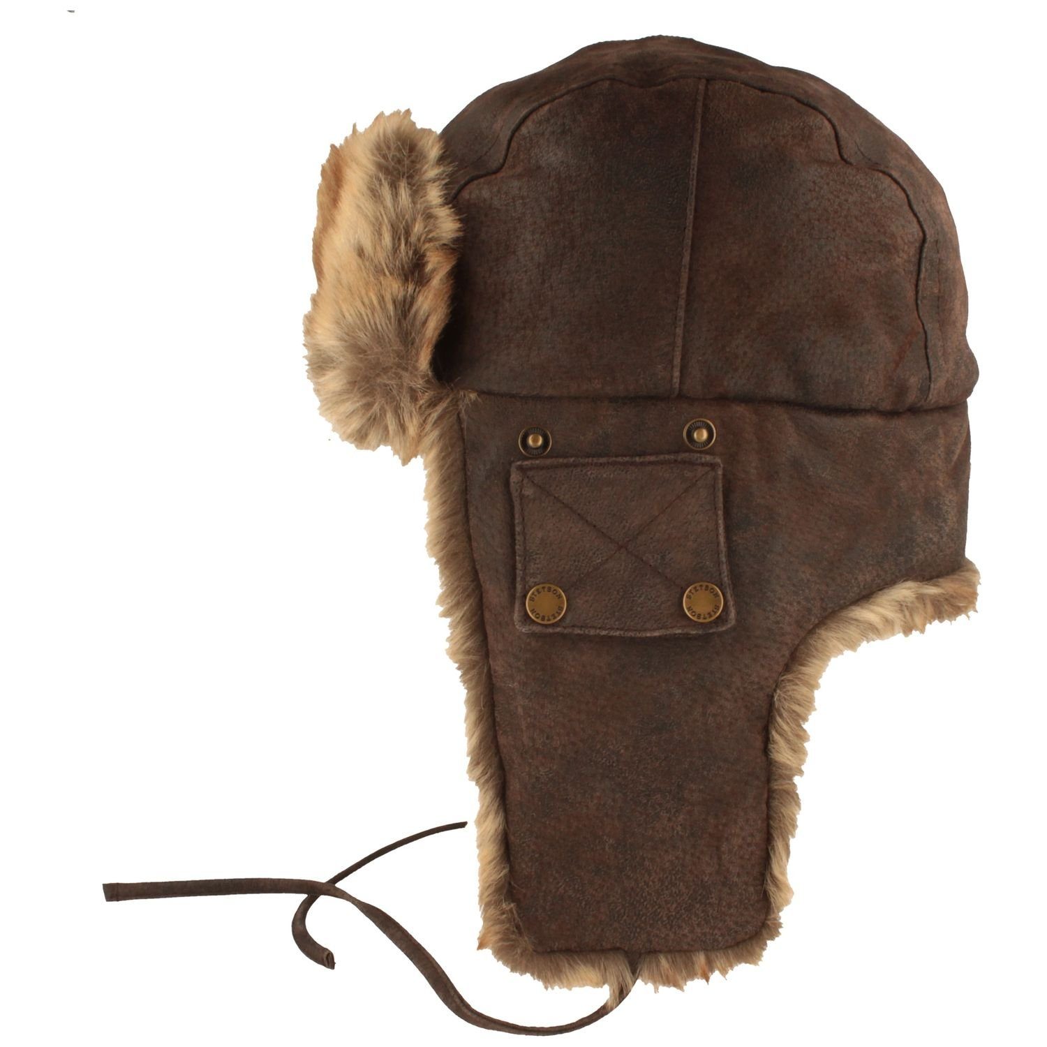 Stetson Schiebermütze Stetson Fliegermütze Ohrenklappen 100% Leder günstig online kaufen