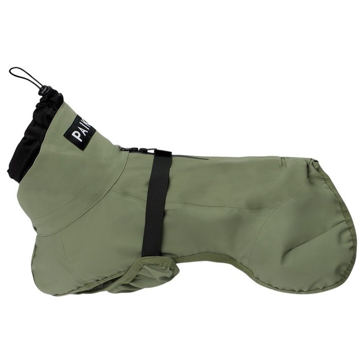 PAIKKA Hunderegenmantel Hunde Regenmantel reflektierend "Visibility Raincoat" grün