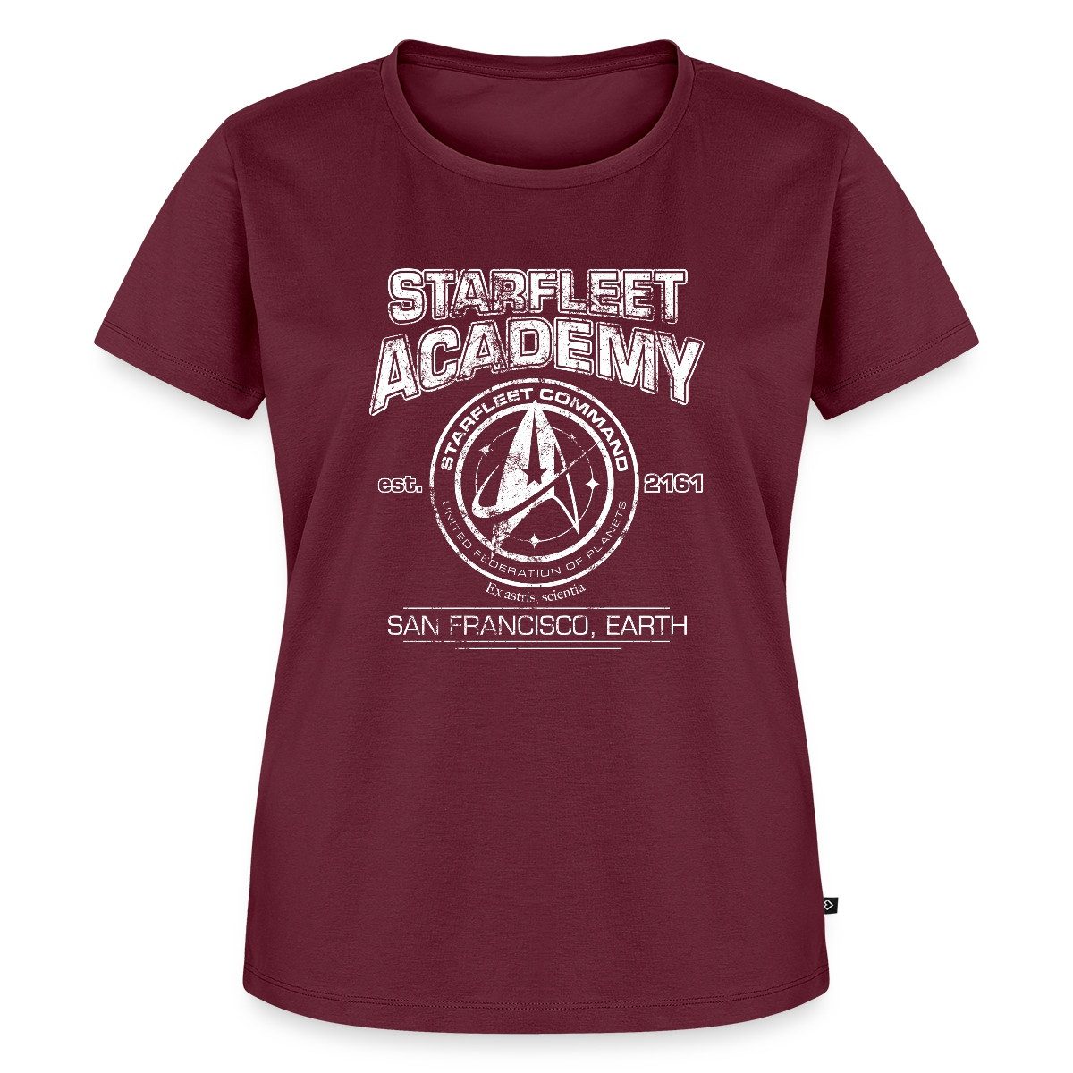 T-Shirt Star Trek Discovery Starfleet Academy Frauen Premium T-Shirt