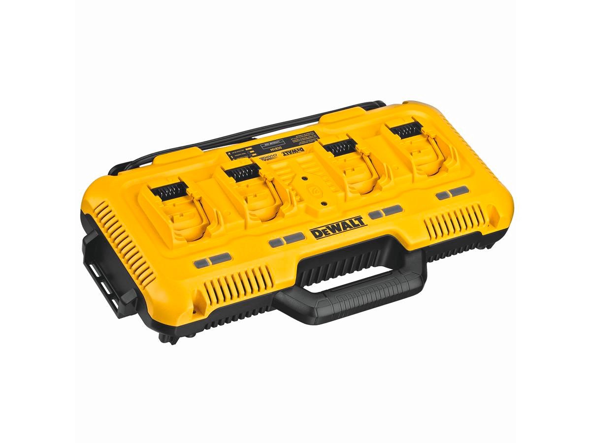 DeWalt Vierfach Schnelllade-Gerät (LED-Anzeige, Temperatursensor)